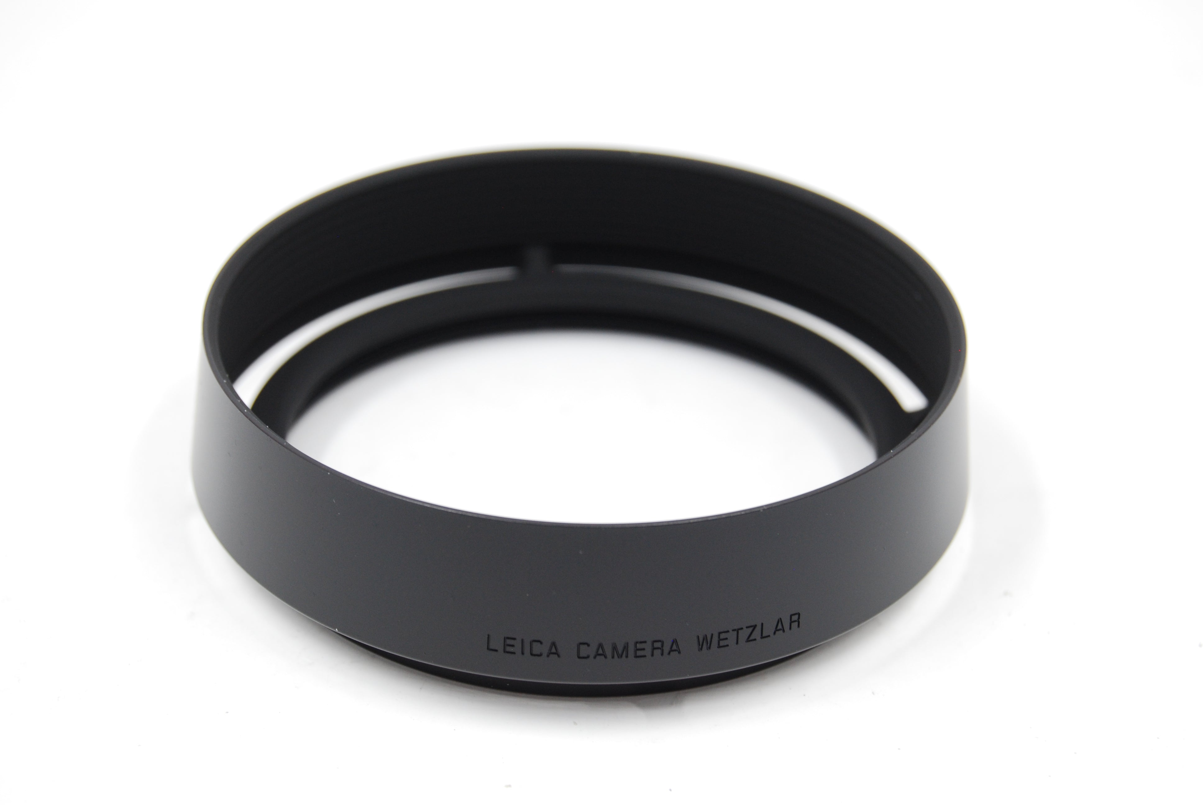 Used Leica Aluminum Lens Hood for Q Series Digital Camera, Black Anodized Finish