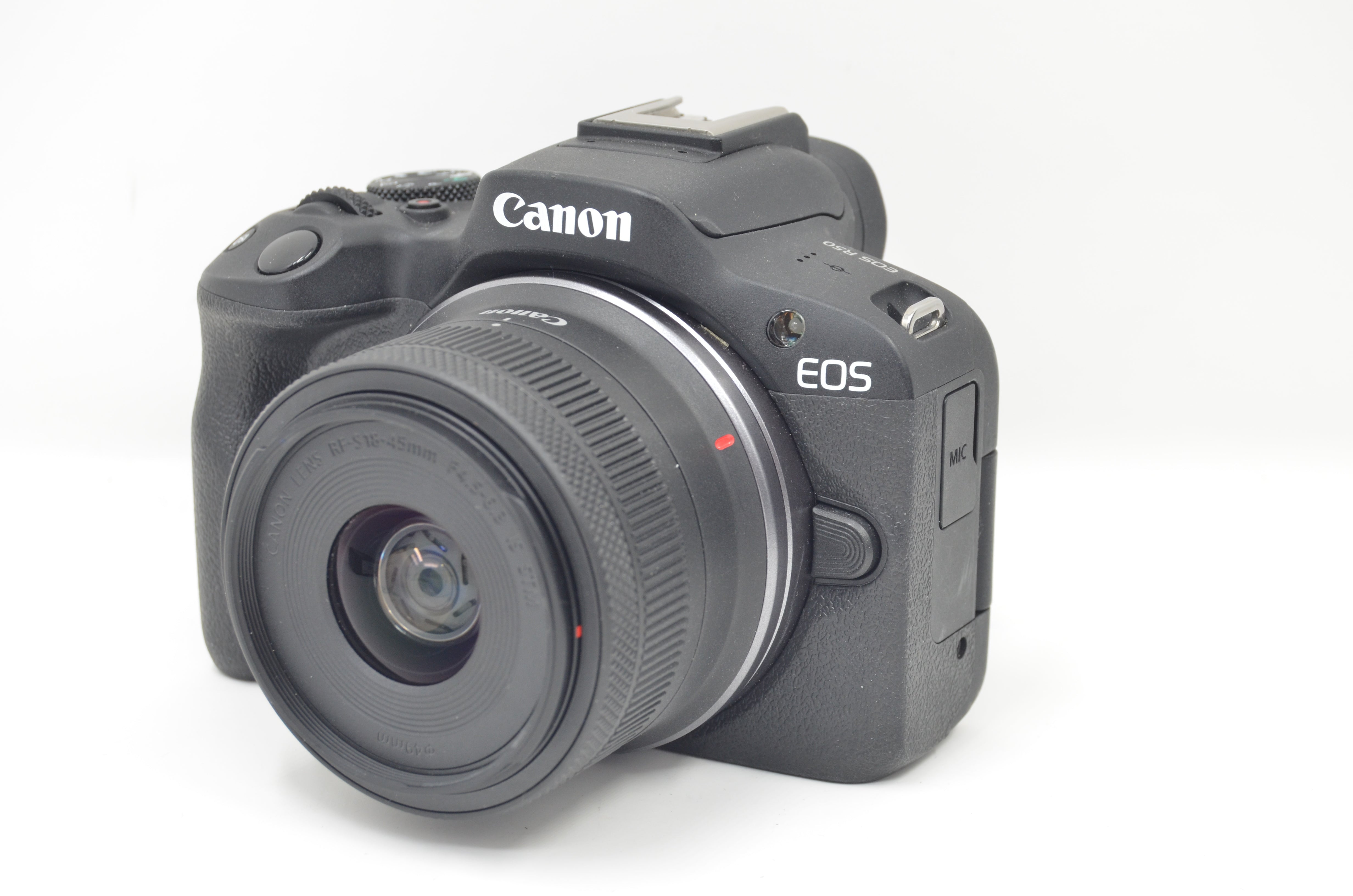 Used Canon EOS R50 Mirrorless Camera with RF-S 18-45mm F4.5-6.3 IS STM Lens (Black)