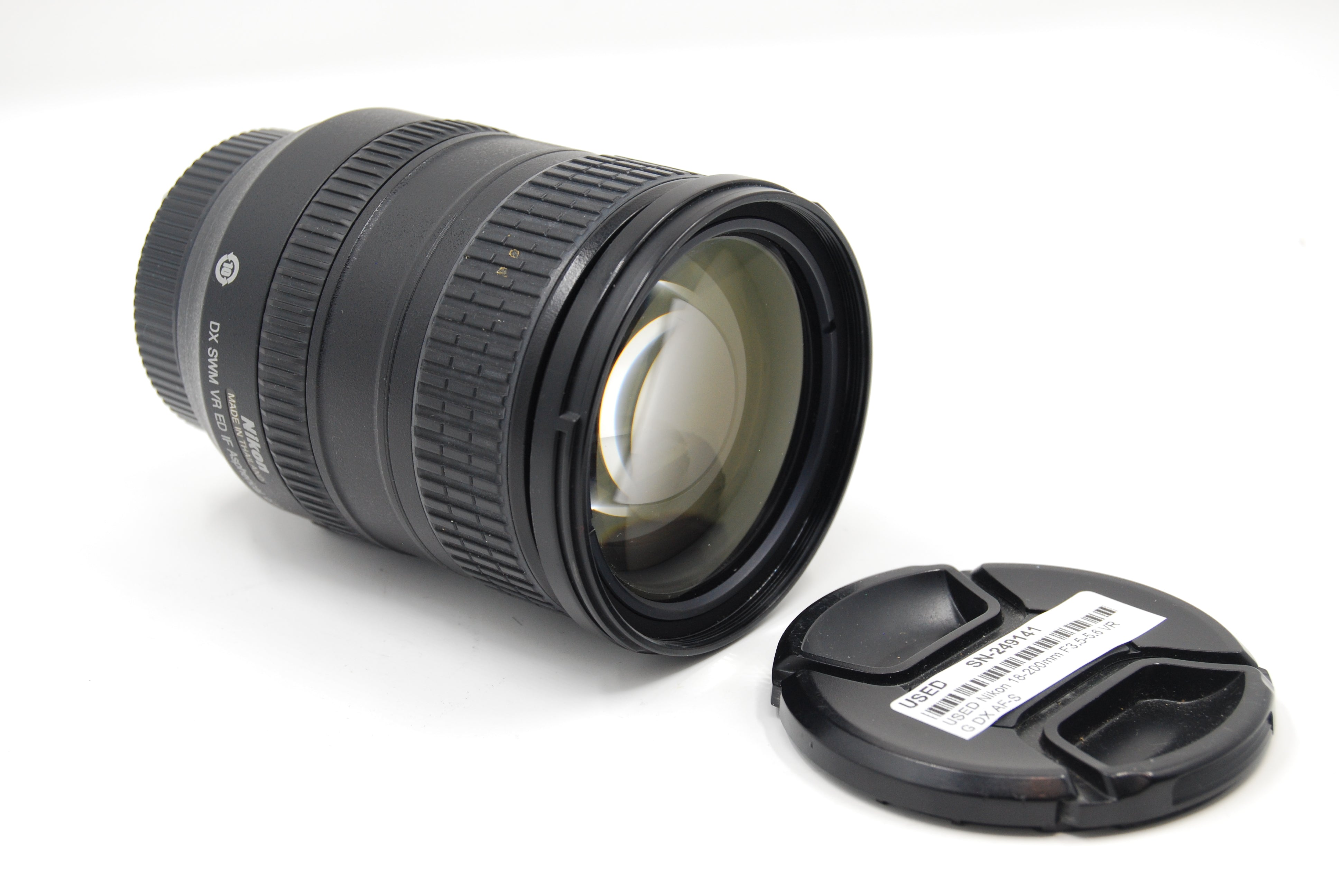 USED Nikon 18-200mm F3.5-5.6 VR G DX AF-S