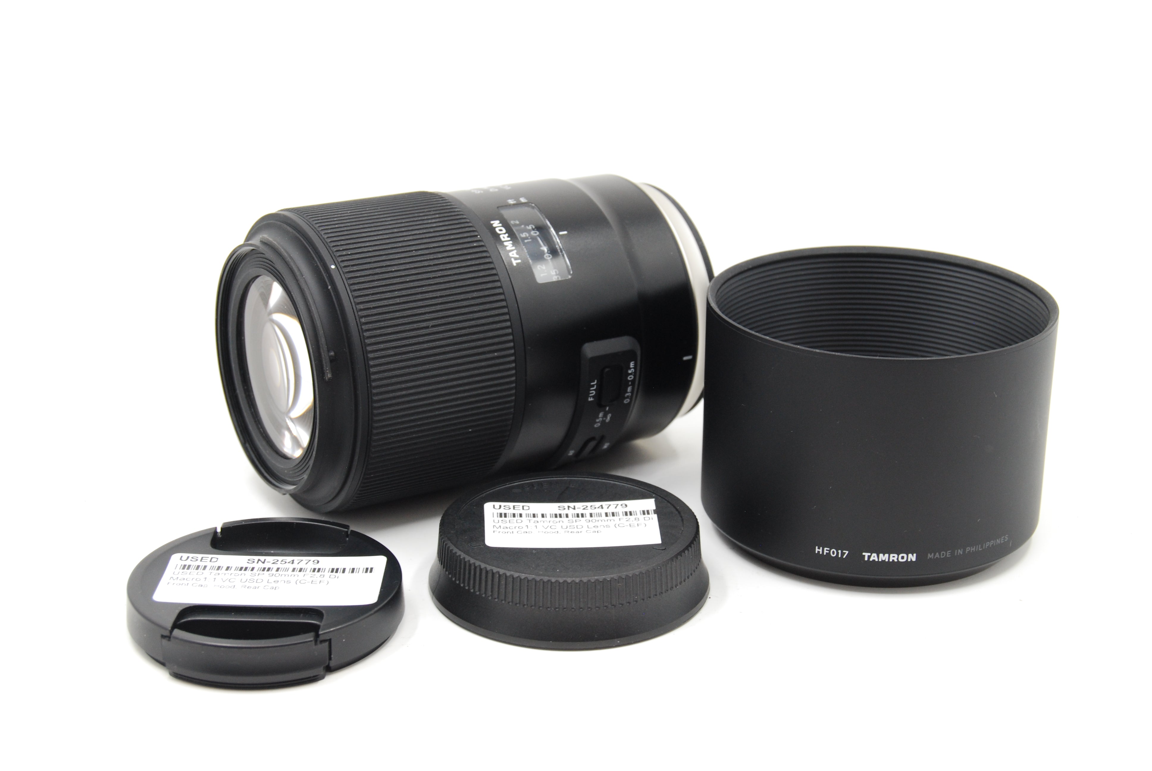 USED Tamron SP 90mm F2.8 Di Macro1:1 VC USD Lens (C-EF)