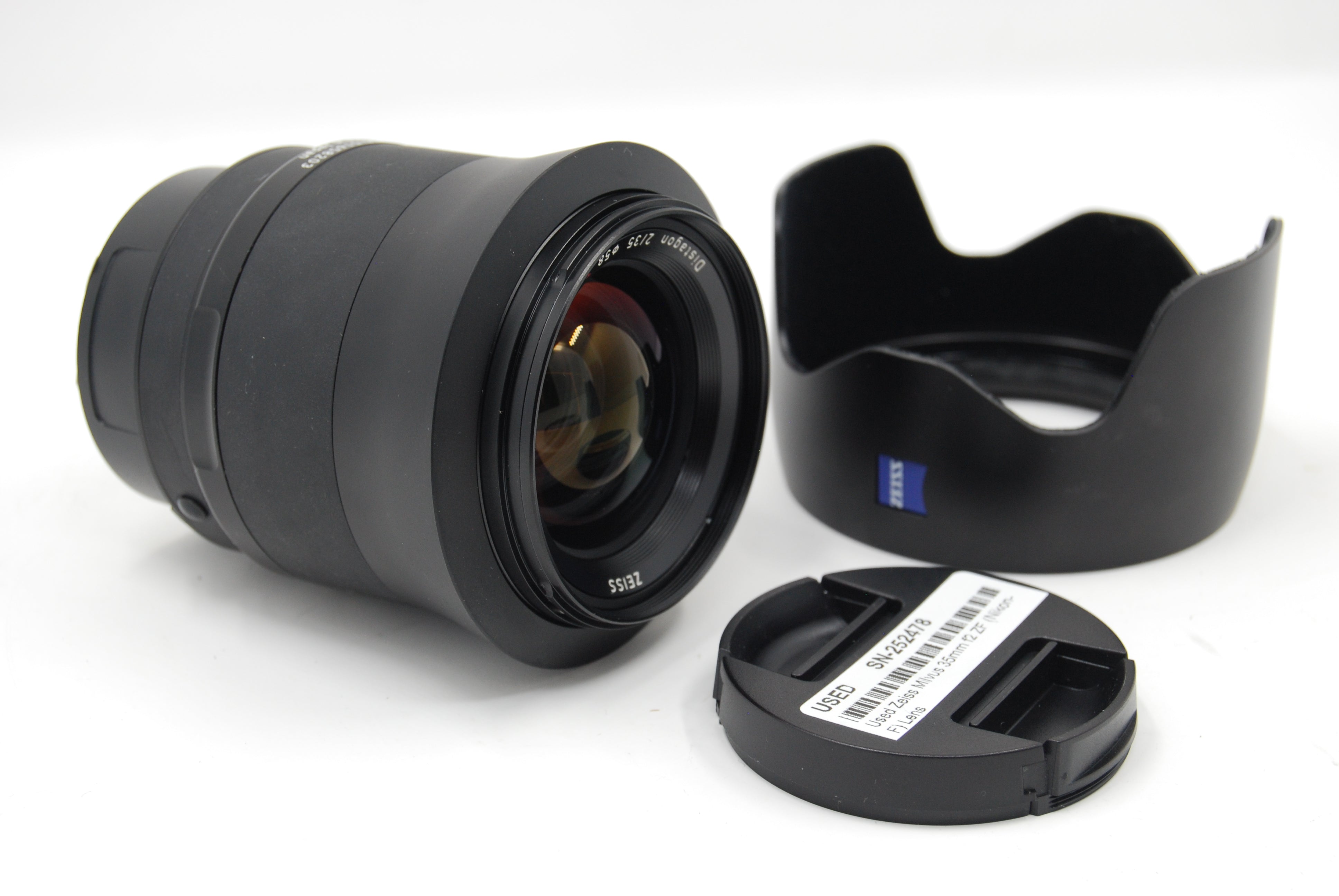 Used Zeiss Milvus 35mm f2 ZF (Nikon-F) Lens