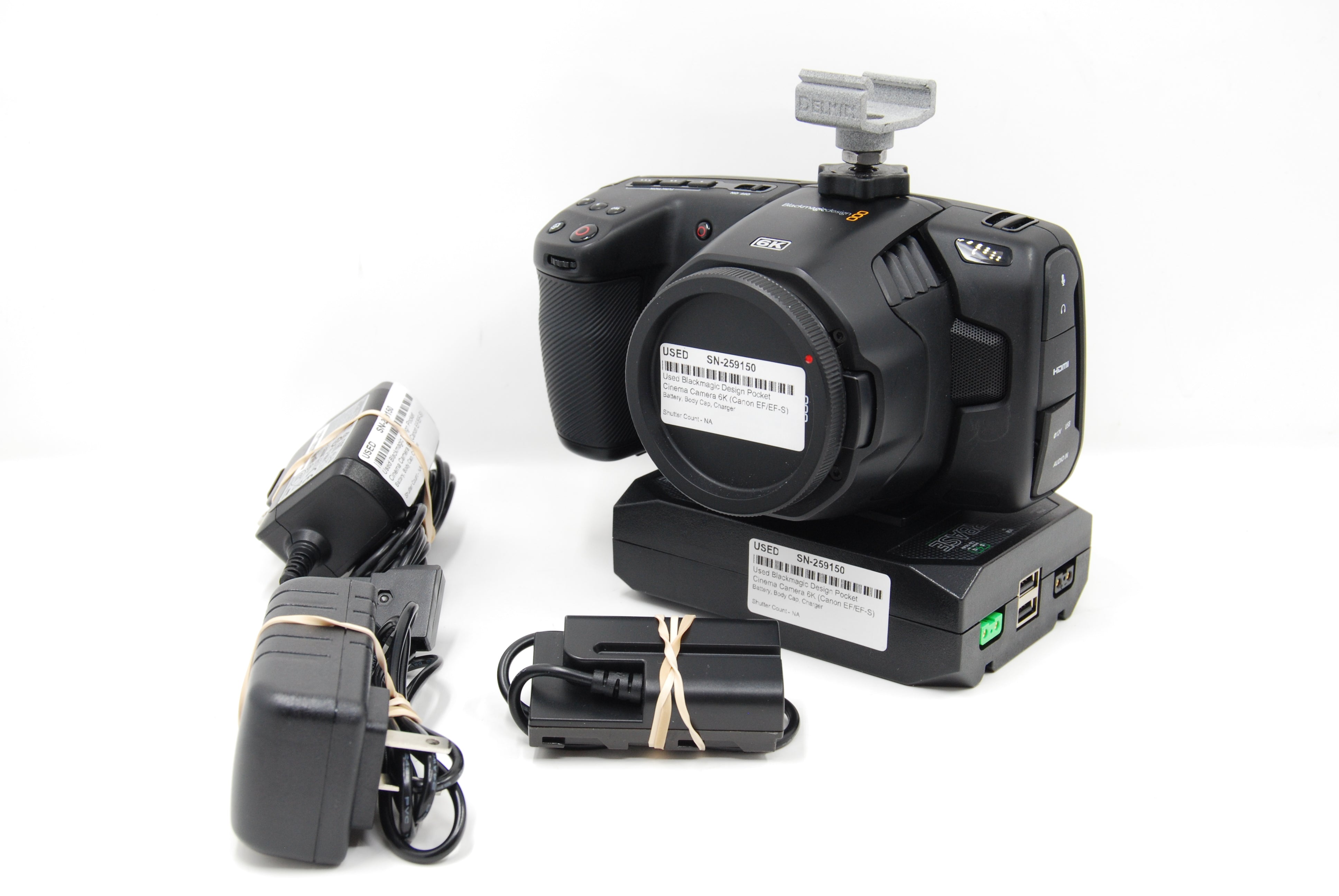 Used Blackmagic Design Pocket Cinema Camera 6K (Canon EF/EF-S)