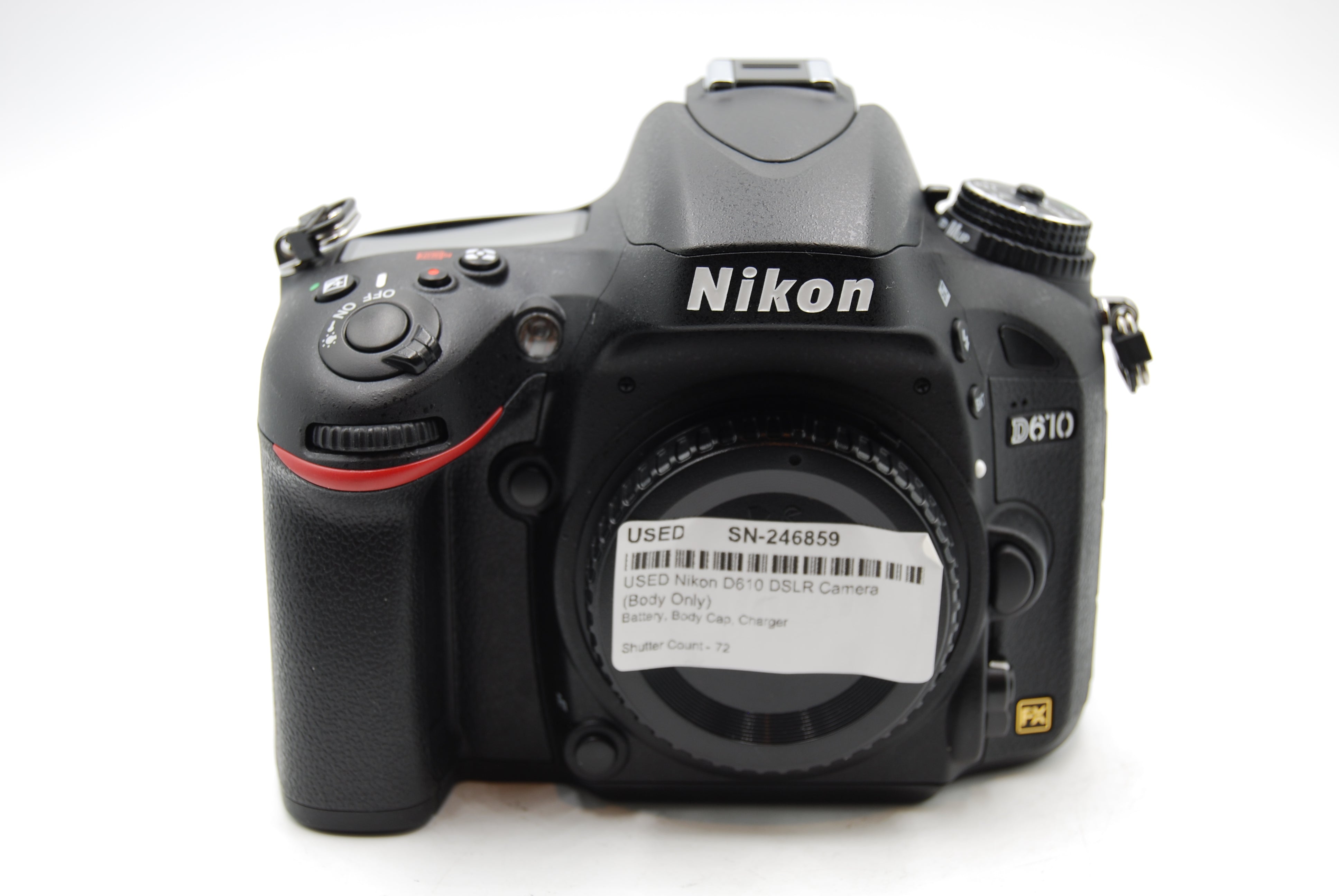 USED Nikon D610 DSLR Camera (Body Only)