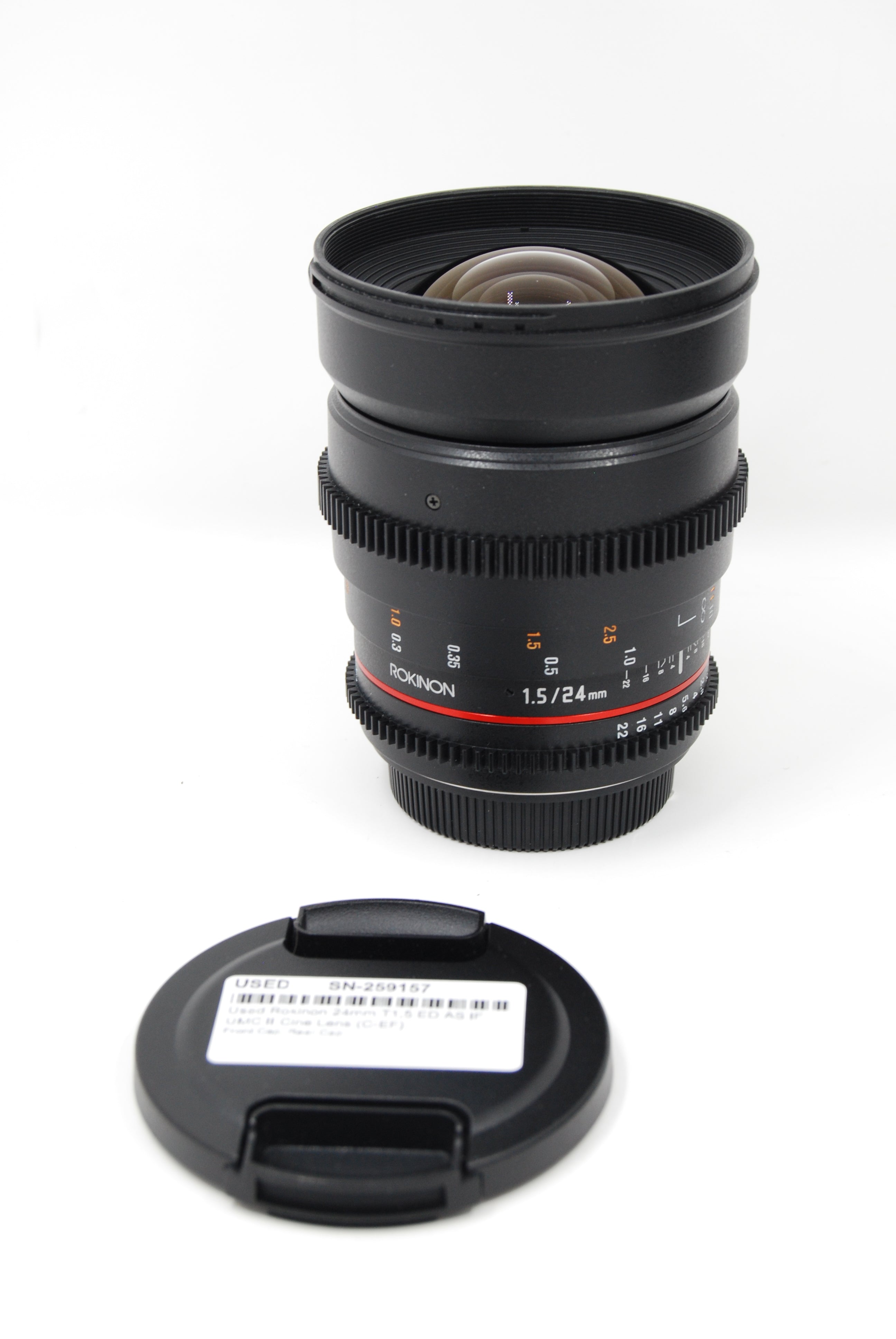 Used Rokinon 24mm T1.5 ED AS IF UMC II Cine Lens (C-EF)