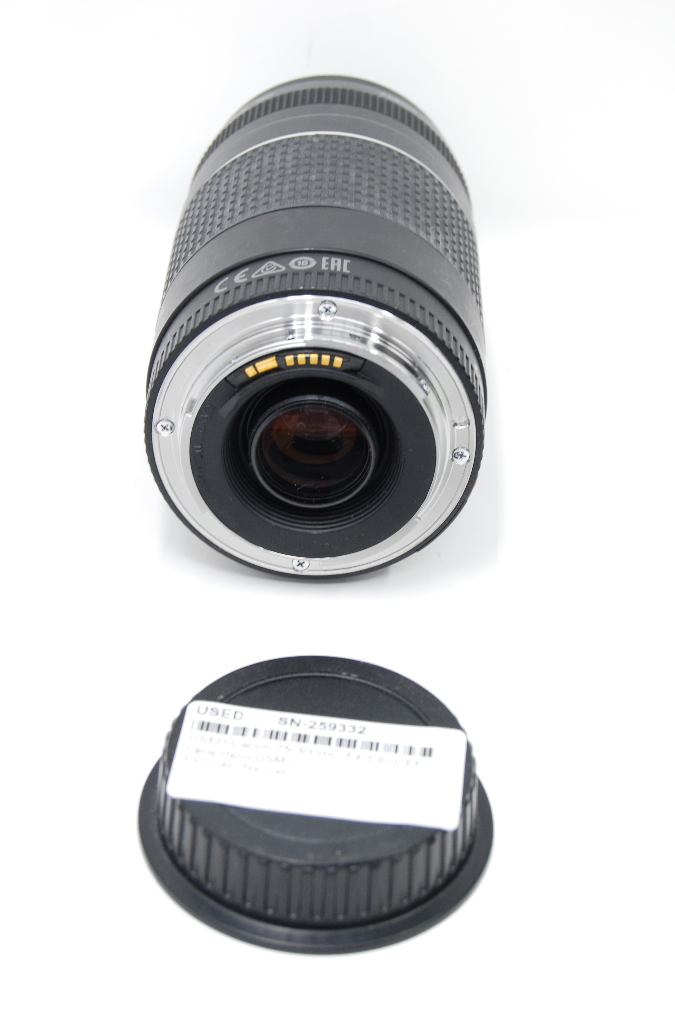 USED Canon 75-300mm F4-5.6 III EF Lens (Non-USM)