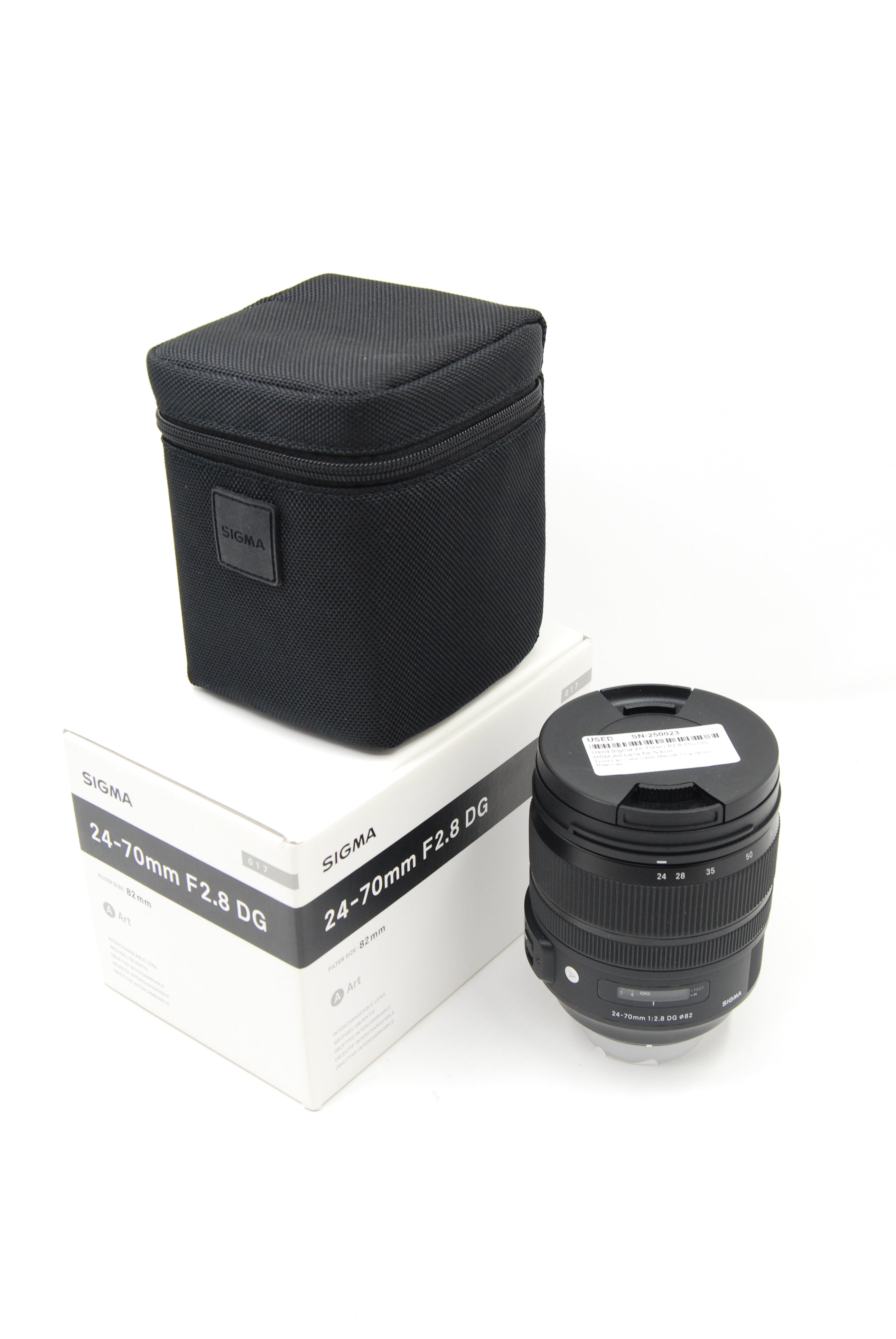 Used Sigma 24-70mm f/2.8 DG OS HSM Art Lens for Nikon