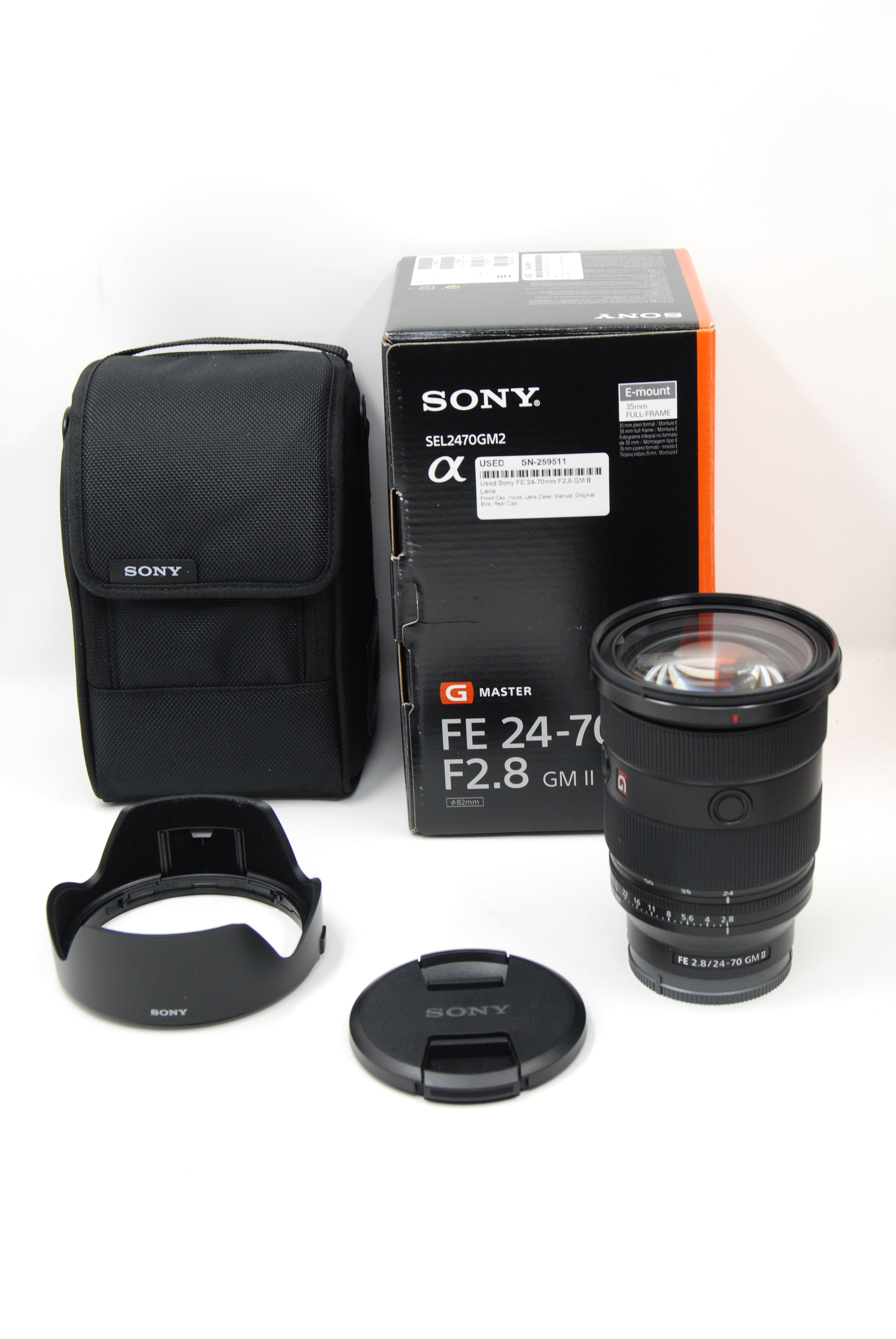 Used Sony FE 24-70mm F2.8 GM II Lens