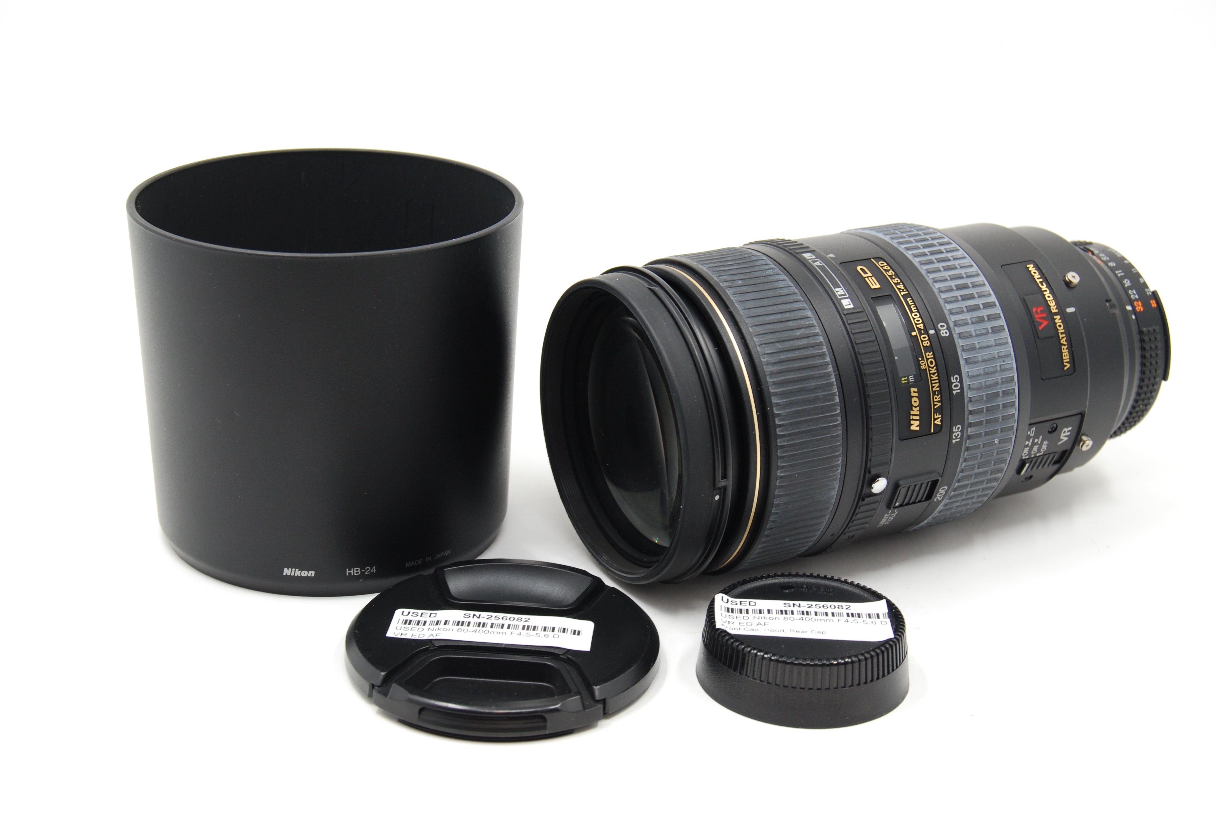 USED Nikon 80-400mm F4.5-5.6 D VR ED AF