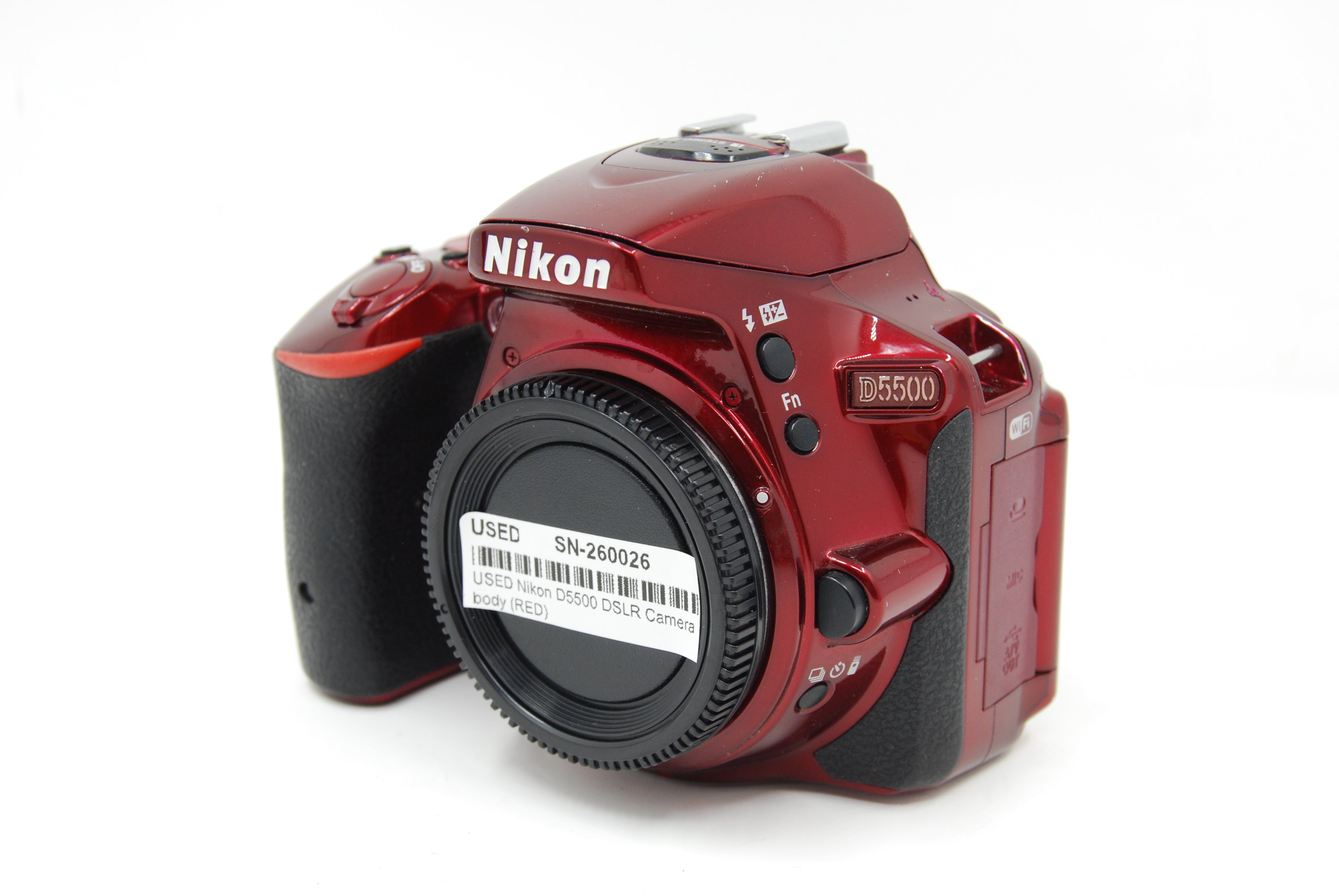 USED Nikon D5500 DSLR Camera body (RED)