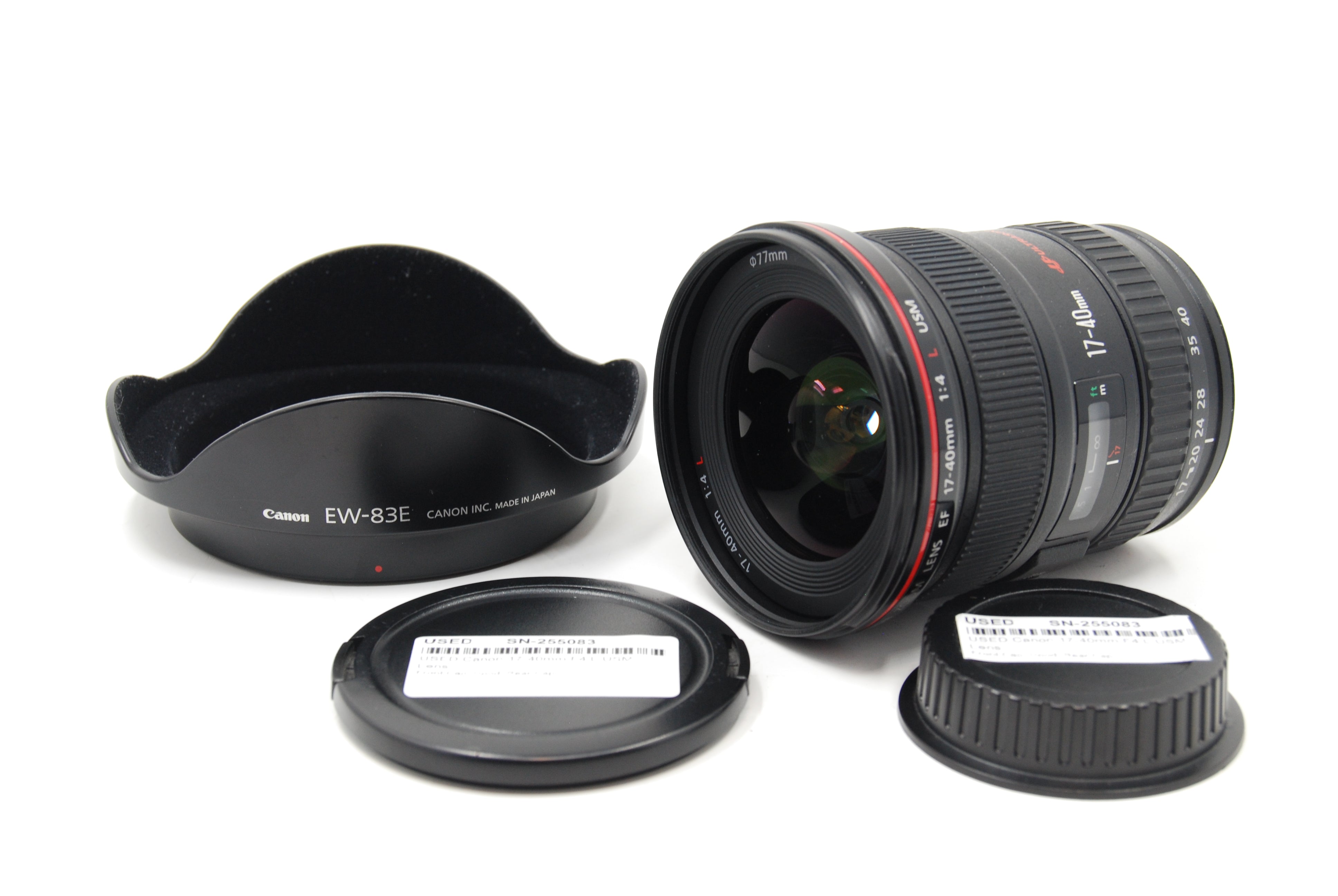 USED Canon 17-40mm F4 L USM Lens