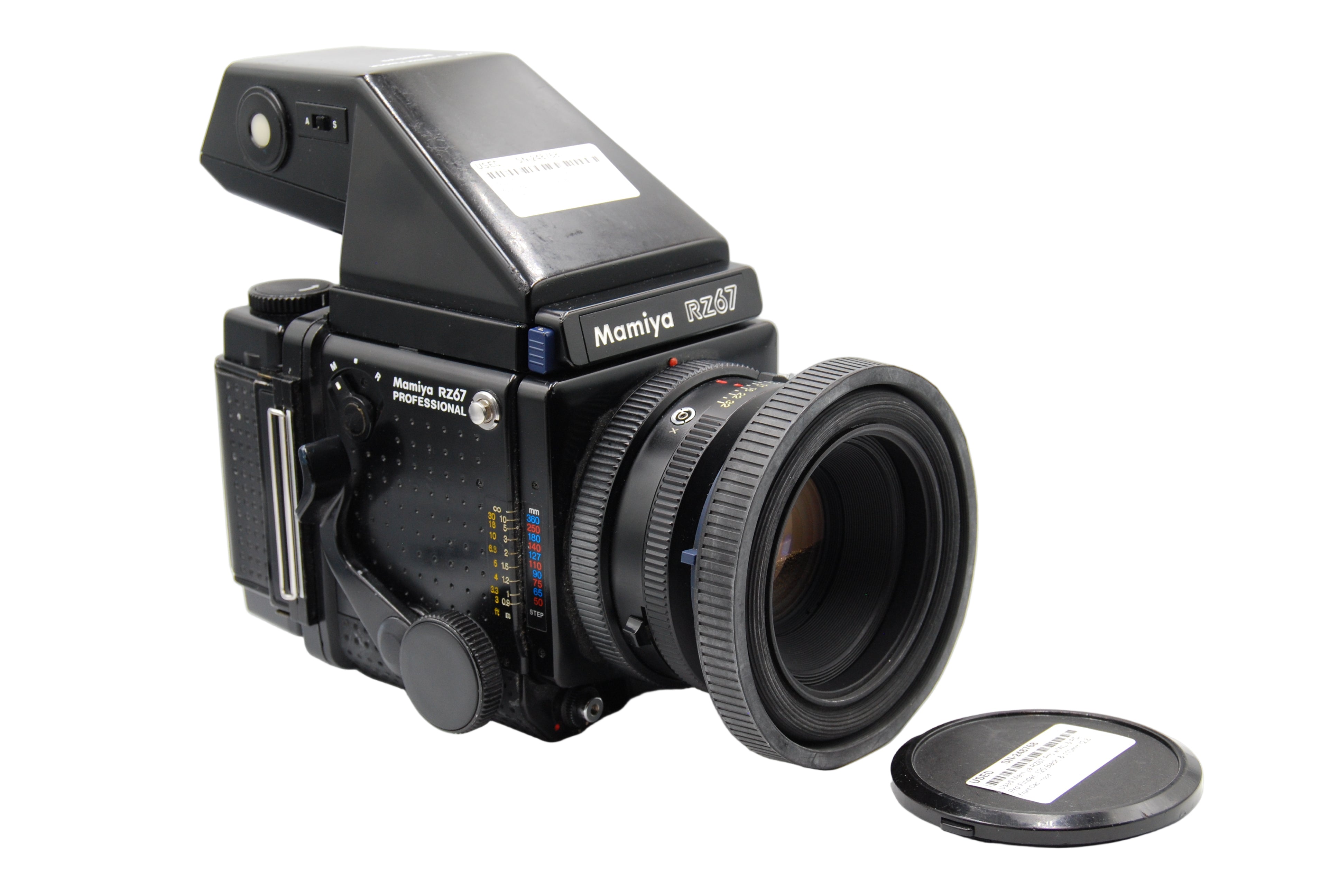 Used Mamiya RZ67 Pro w/PD Pro Finder, 120 Back, & 110mm f2.8 W Lens