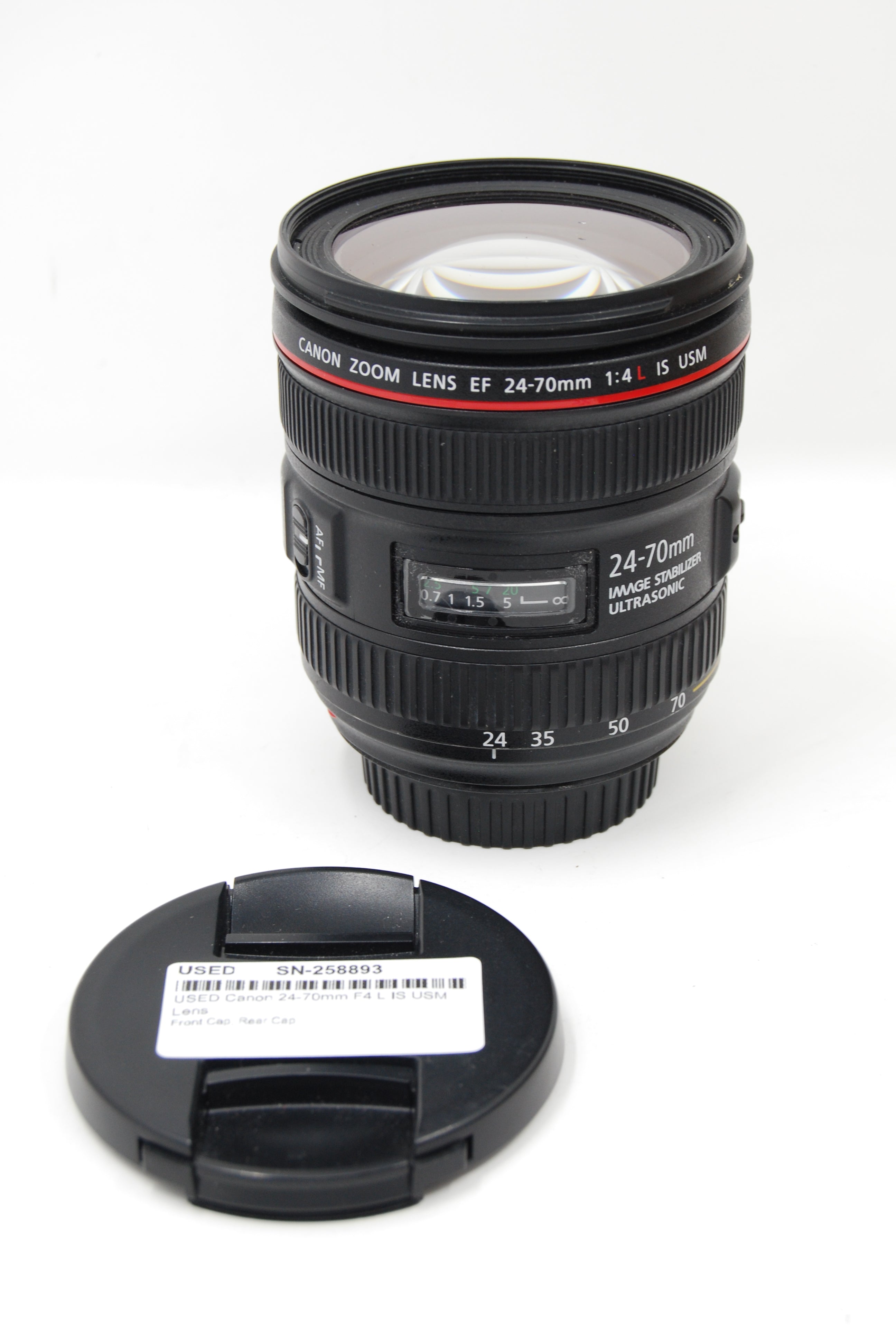 USED Canon 24-70mm F4 L IS USM Lens
