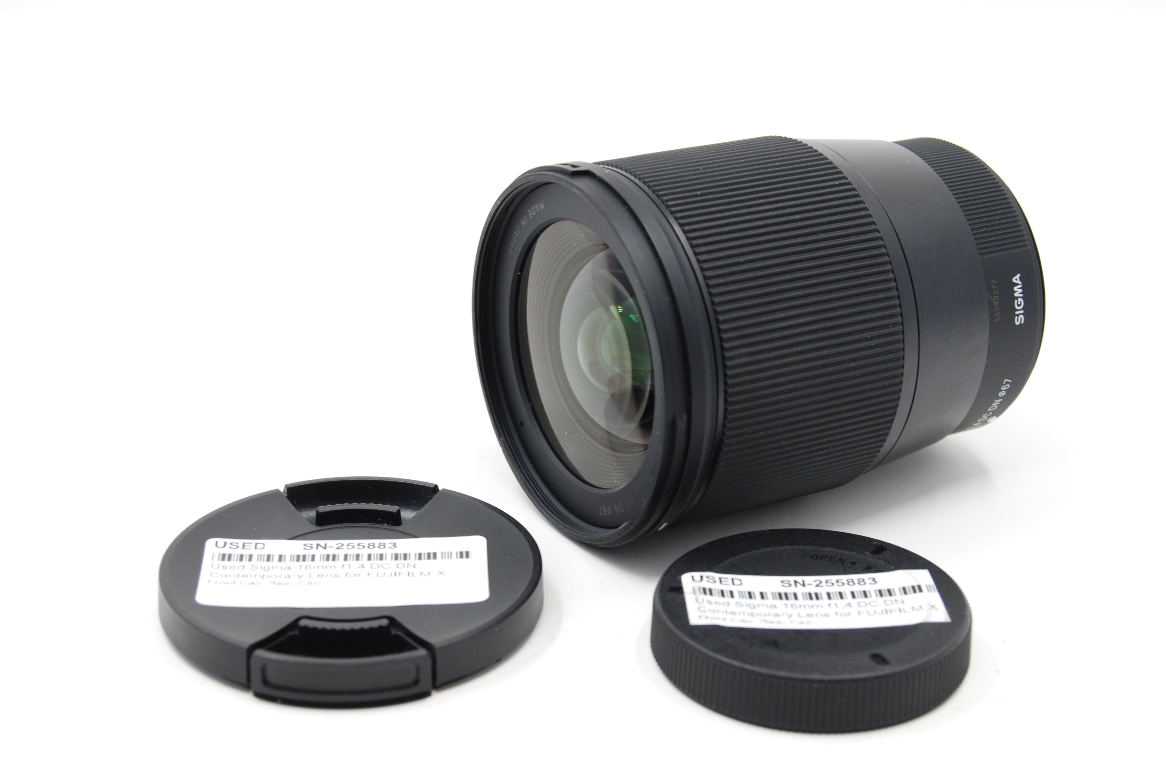 Used Sigma 16mm f1.4 DC DN Contemporary Lens for FUJIFILM X