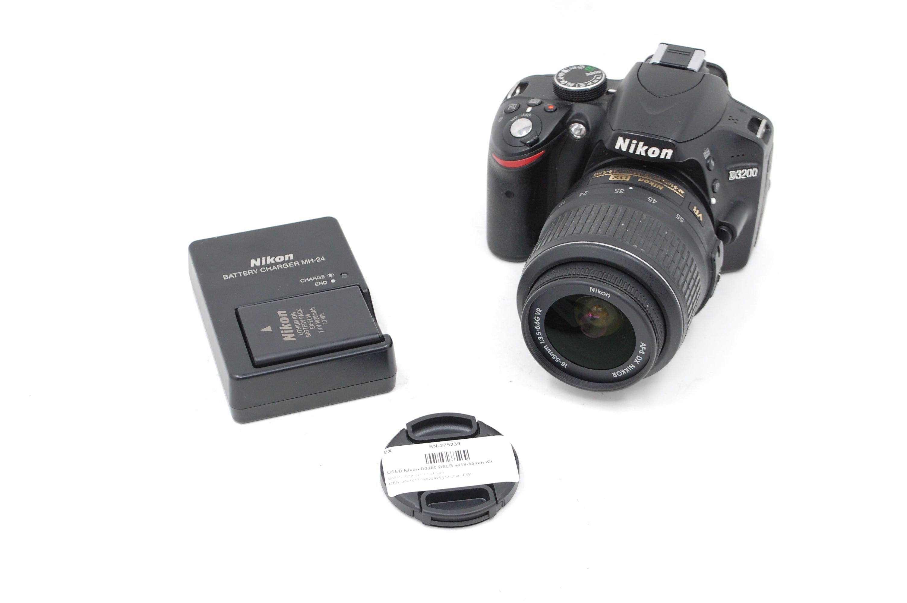 USED Nikon D3200 DSLR w/18-55mm Kit