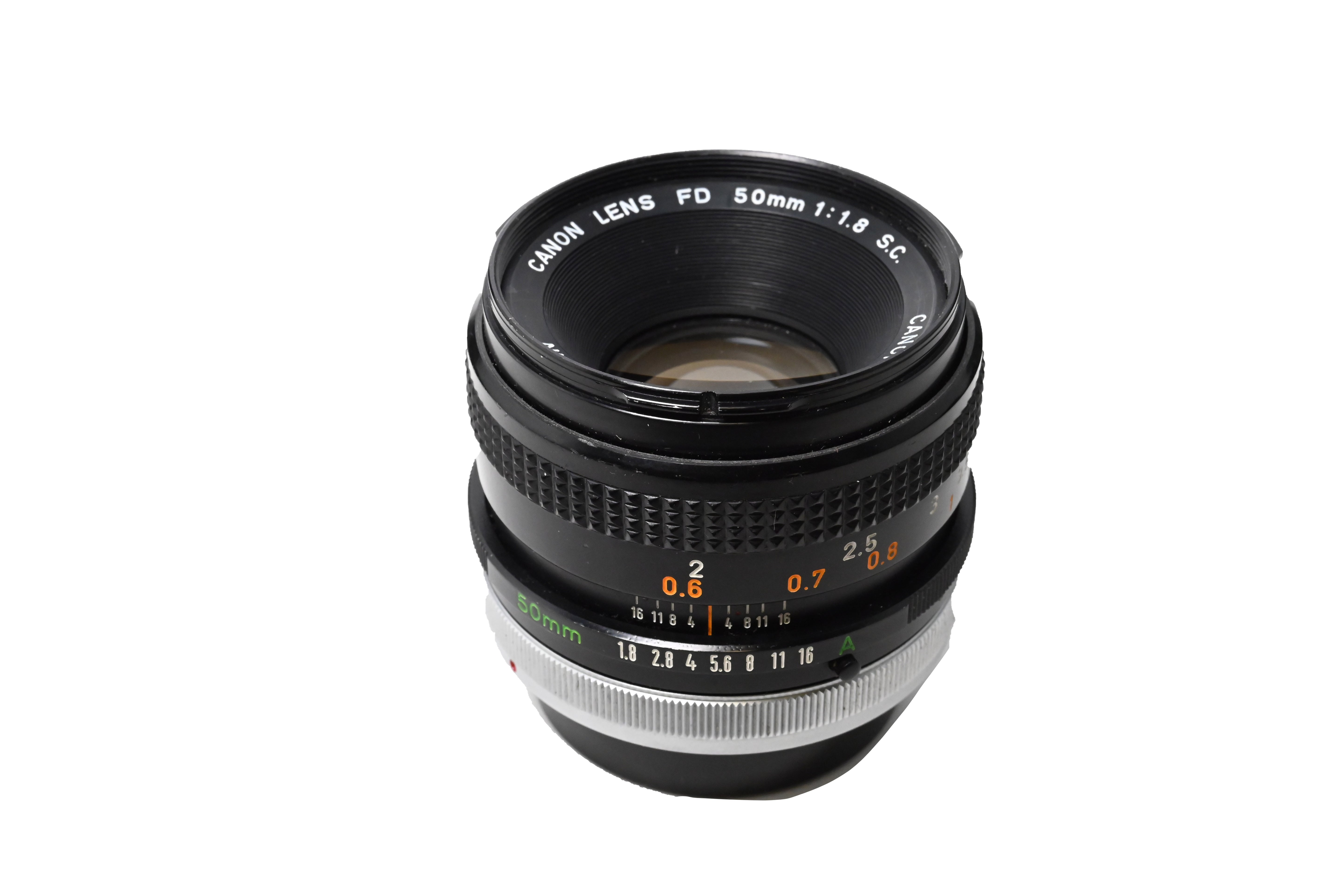 USED Canon 50mm f1.8 S.C