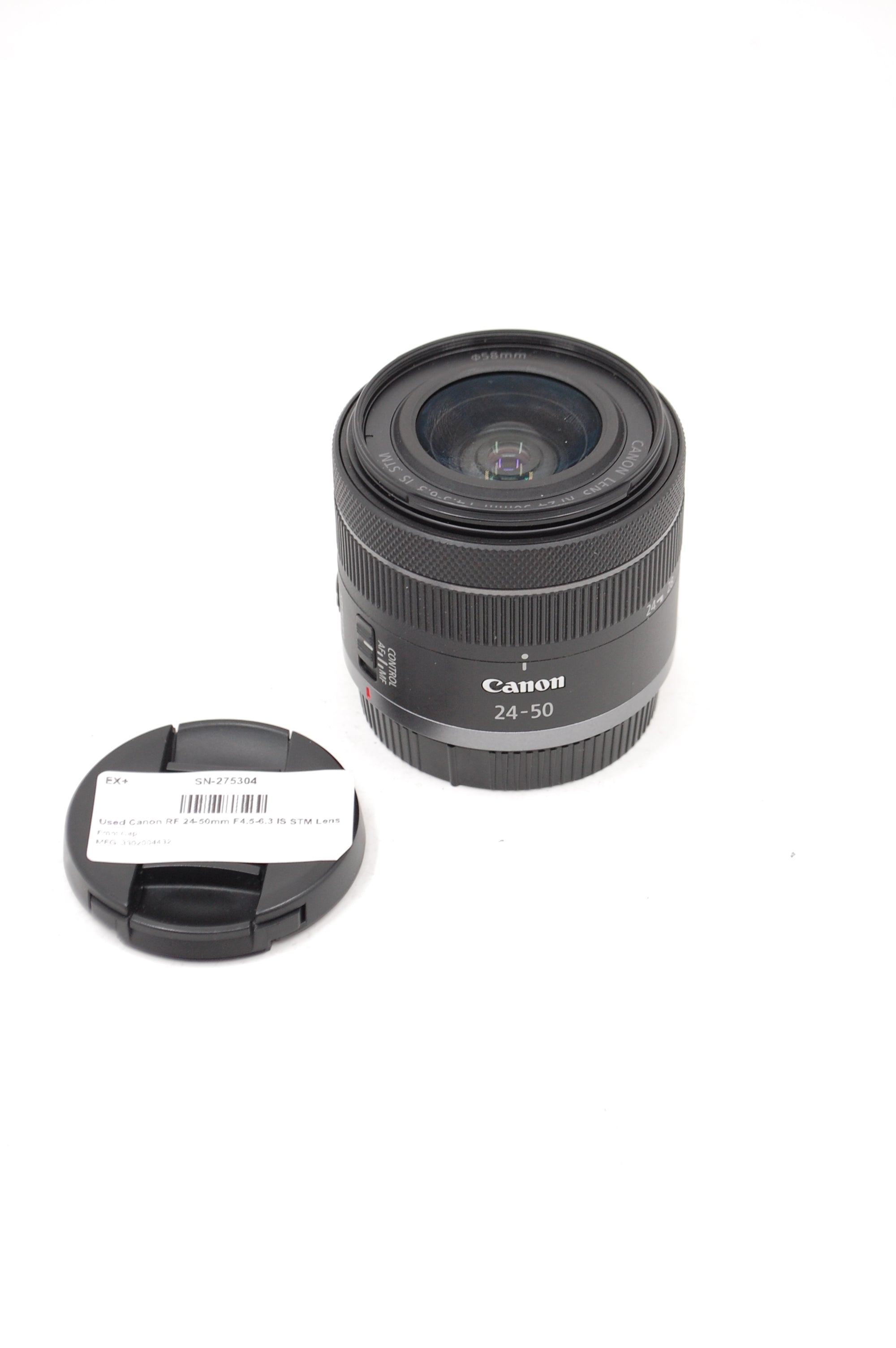 Used Canon RF 24-50mm F4.5-6.3 IS STM Lens