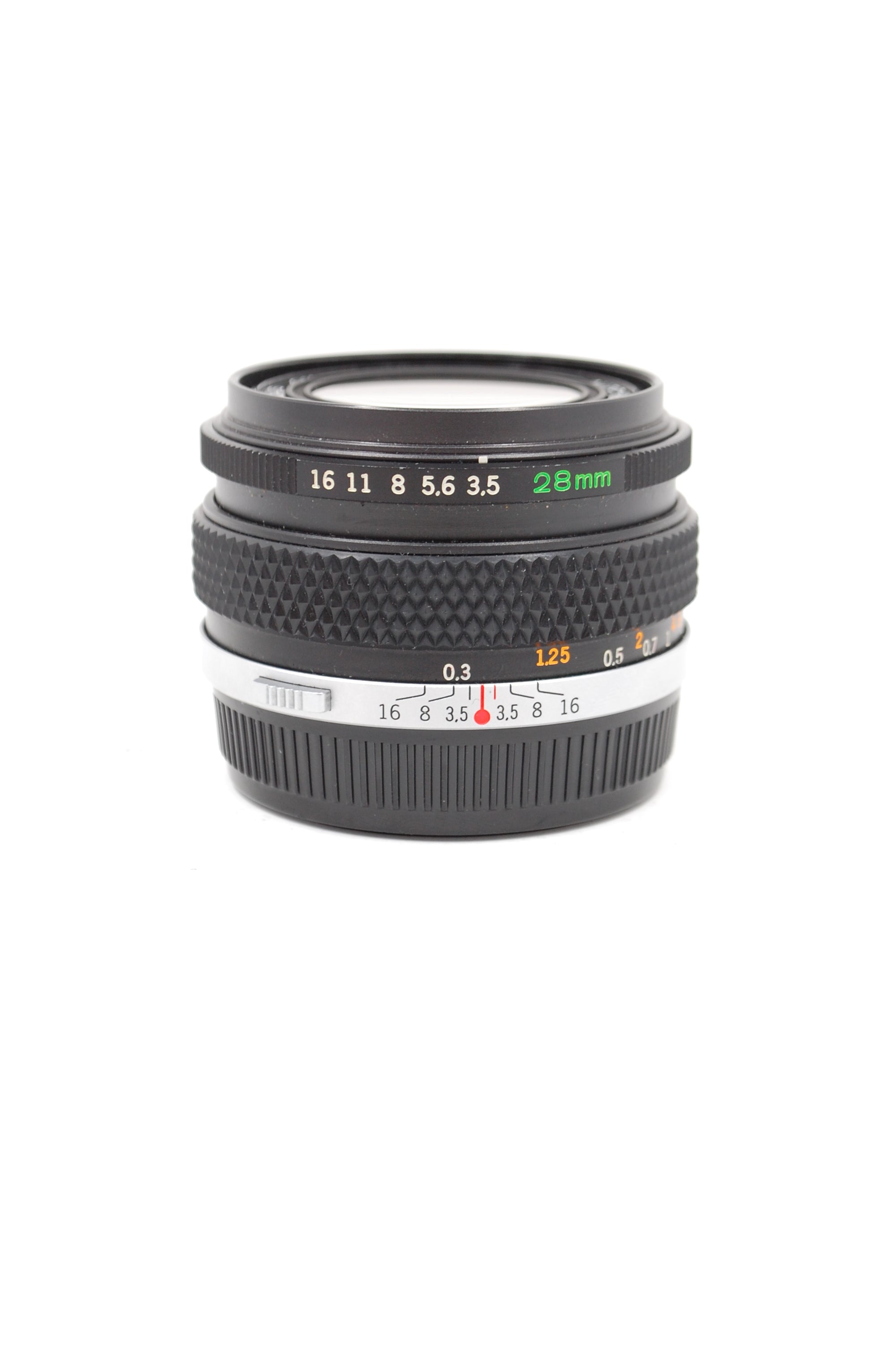 Used Olympus Zuiko 28mm f3.5 lens with Case