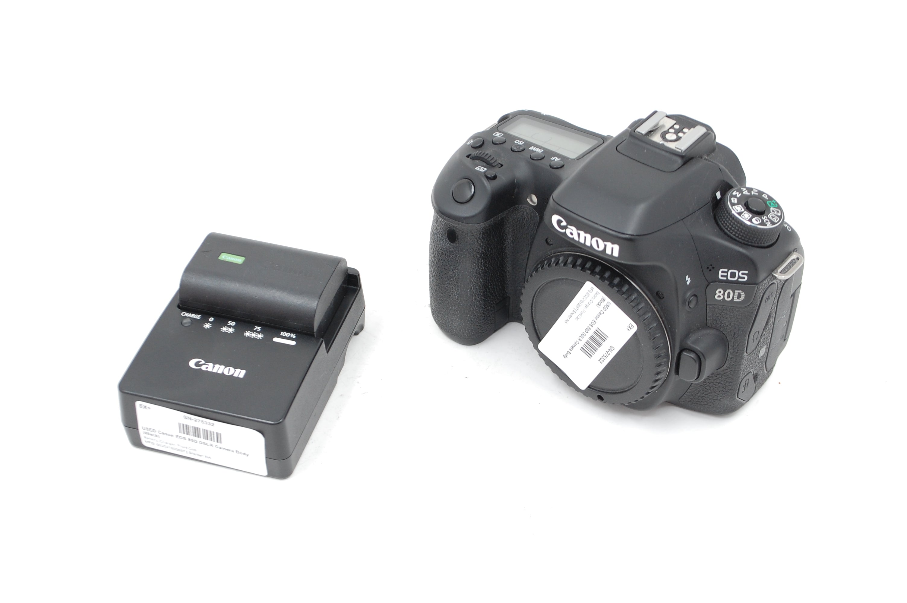 USED Canon EOS 80D DSLR Camera Body (Black)