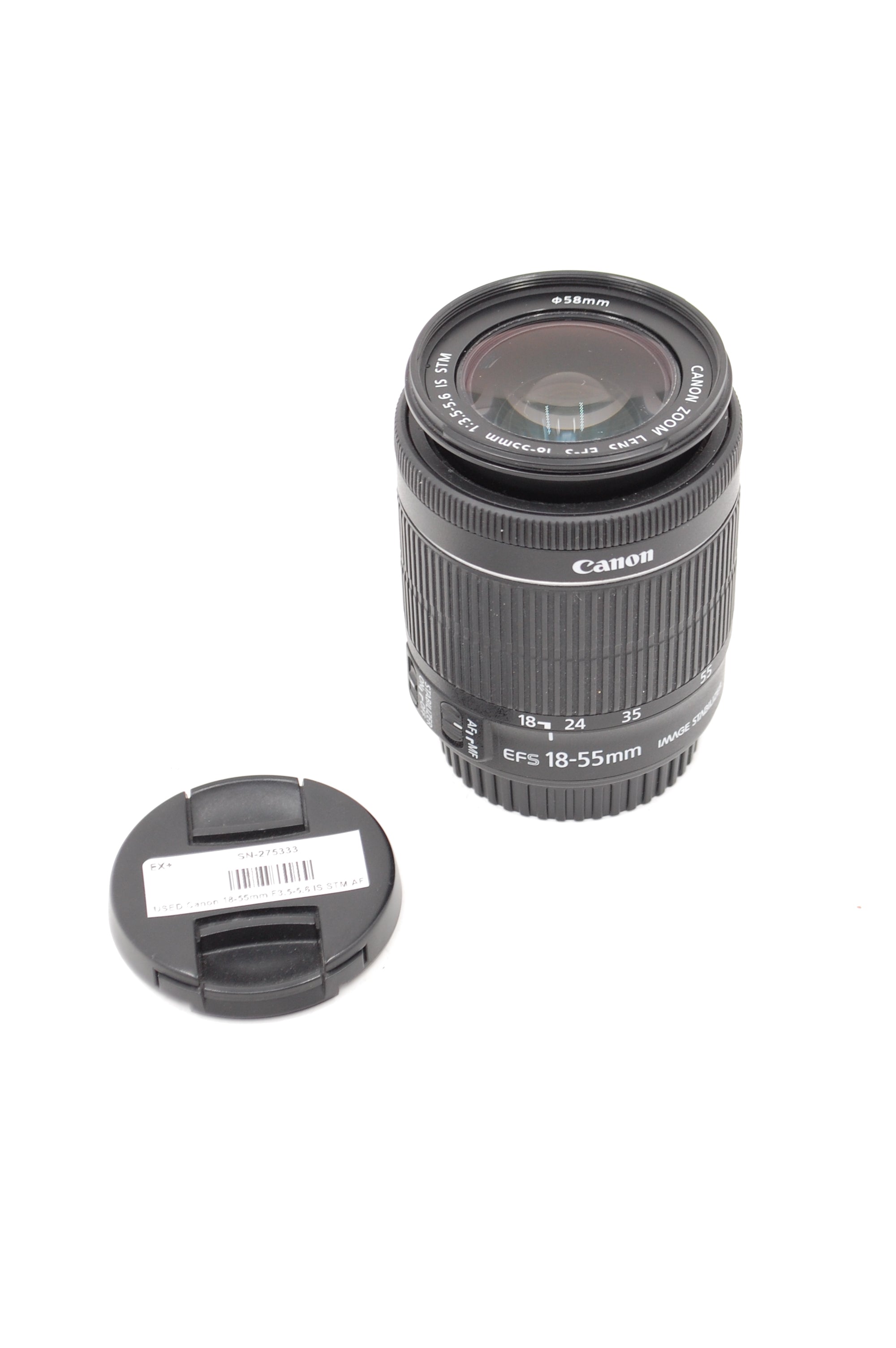 USED Canon 18-55mm F3.5-5.6 IS STM AF Lens