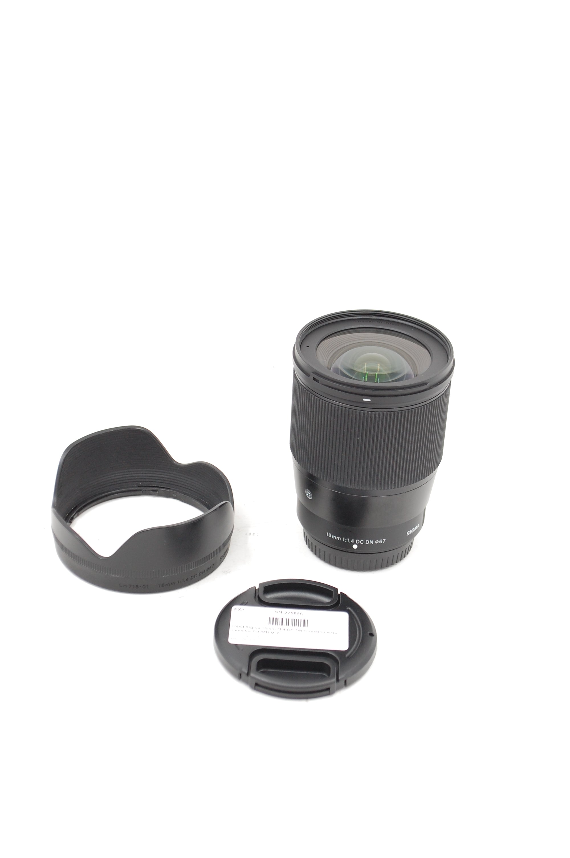 Used Sigma 16mm f1.4 DC DN Contemporary Lens for FUJIFILM X