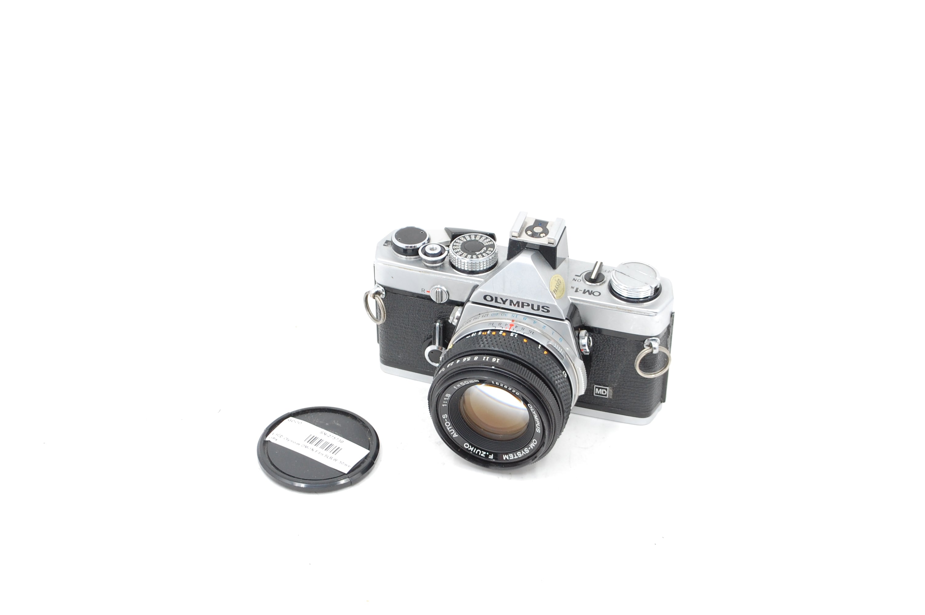 USED Olympus OM-1N Film SLR W/ 50mm F1.8 Lens