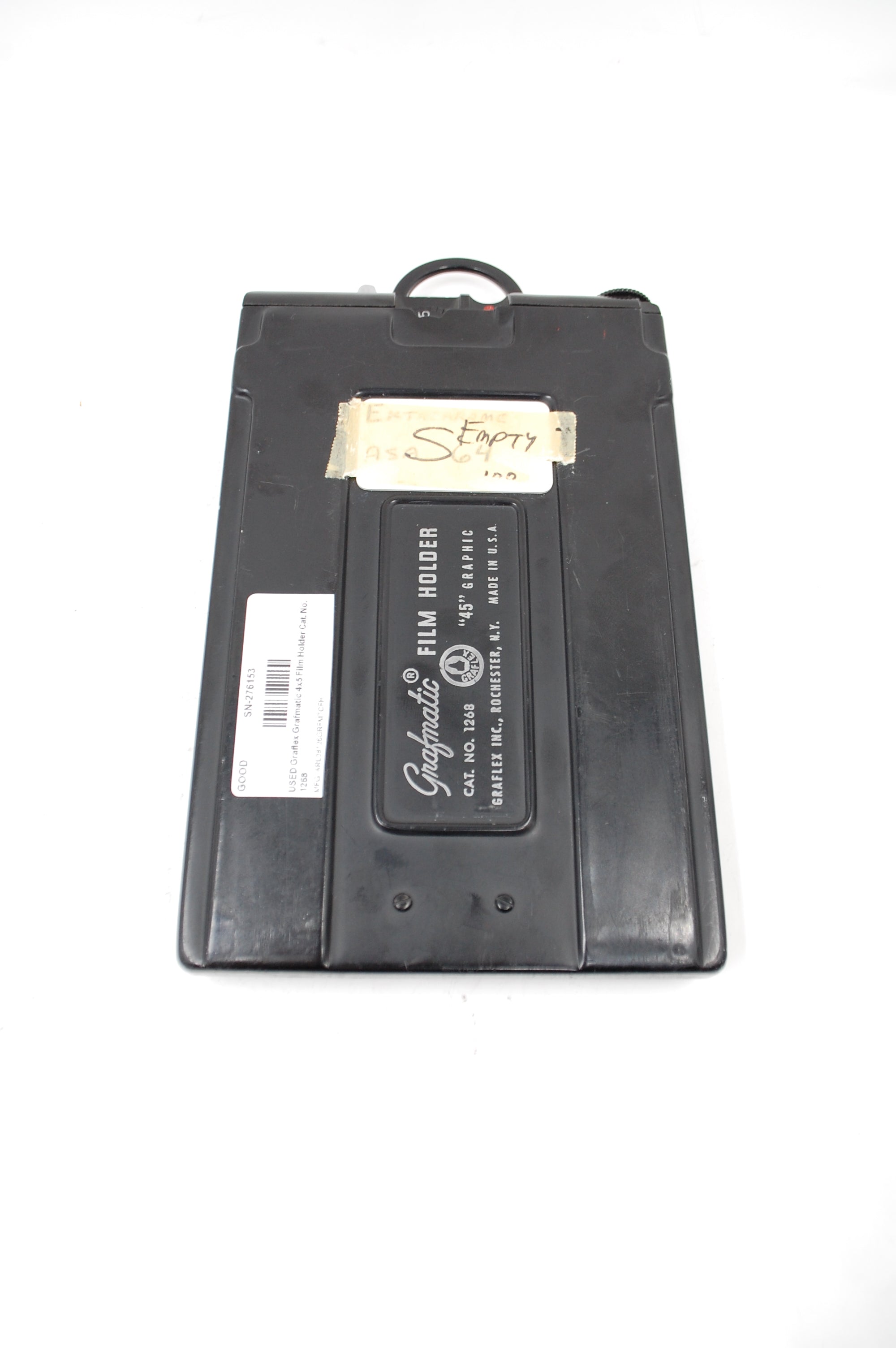 USED Graflex Grafmatic 4x5 Film Holder Cat. No. 1268