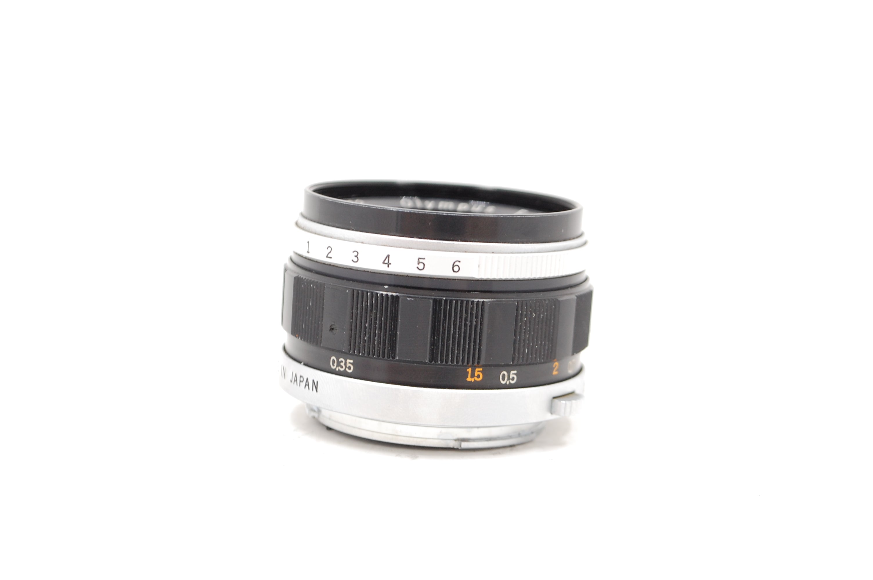 USED Olympus F Zuiko Auto-S 38mm f1.8 PEN Mount Lens