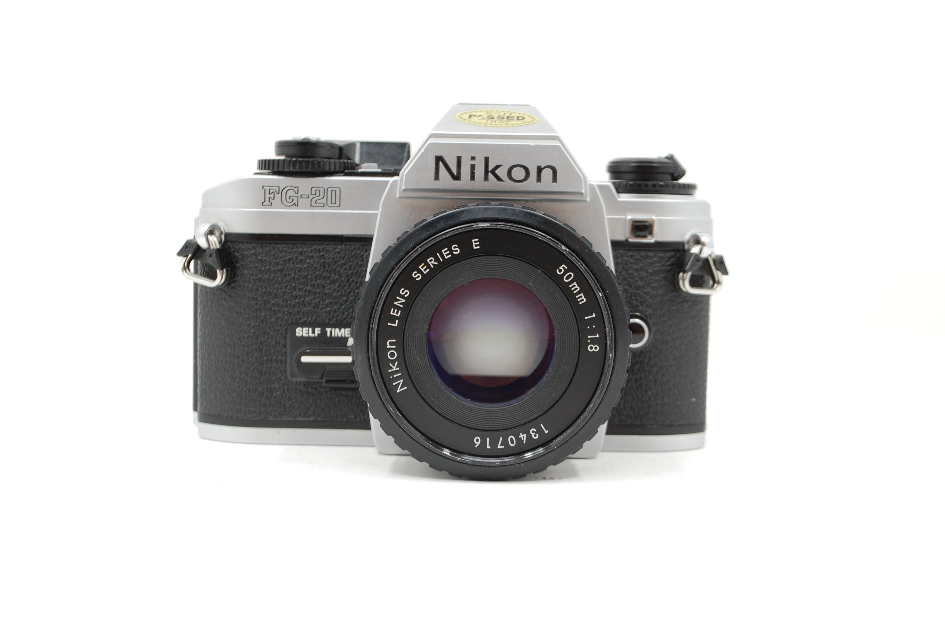USED Nikon FG-20 w/ Nikon Series E 50mm f/1.8 Lens
