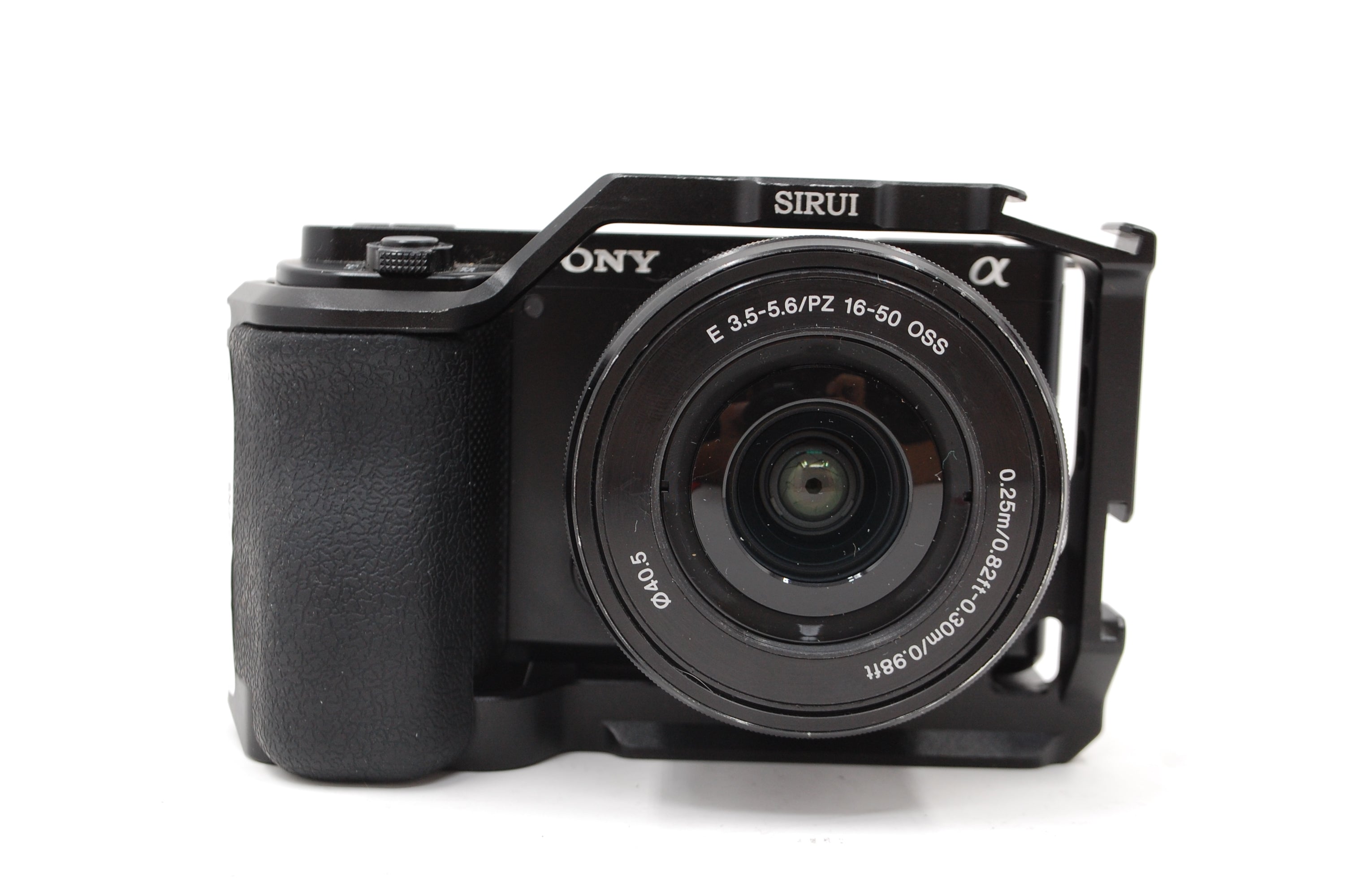 Used Sony Alpha ZV-E10 Camera with 16-50mm Lens Kit - Black w/Sirui Cage