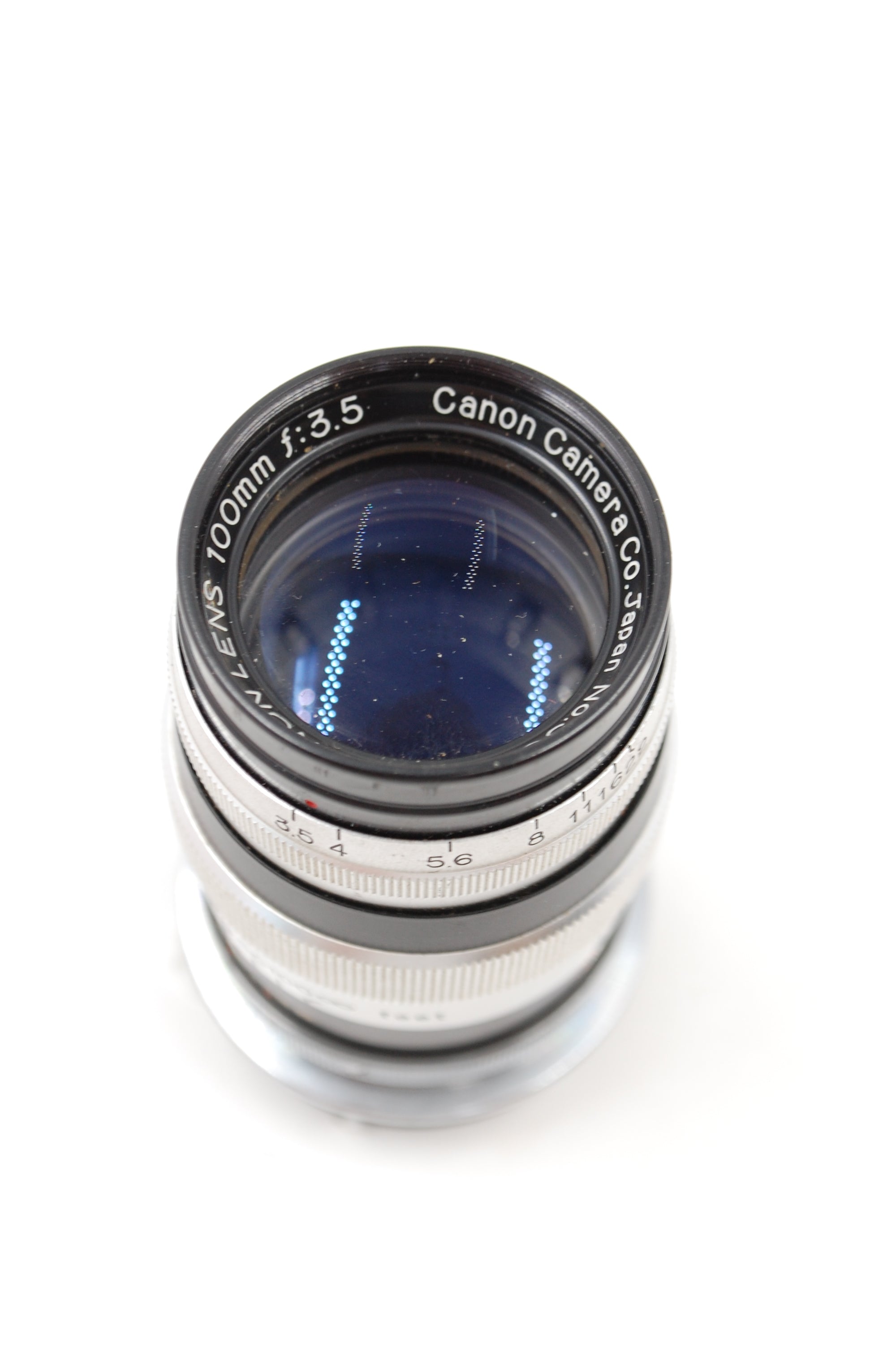 Used Canon 100mm f3.5 L39 screw mount lens