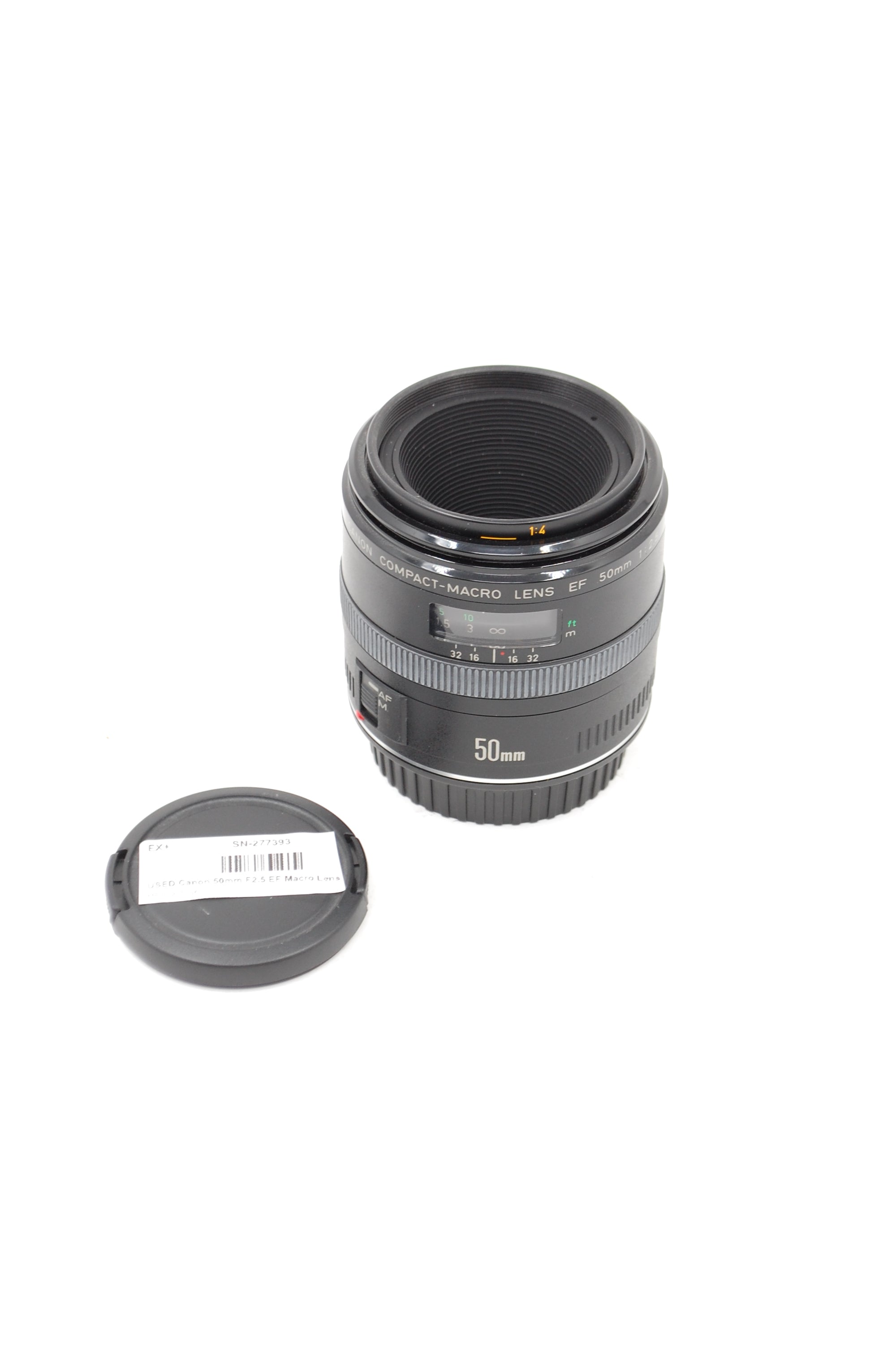 USED Canon 50mm F2.5 EF Macro Lens