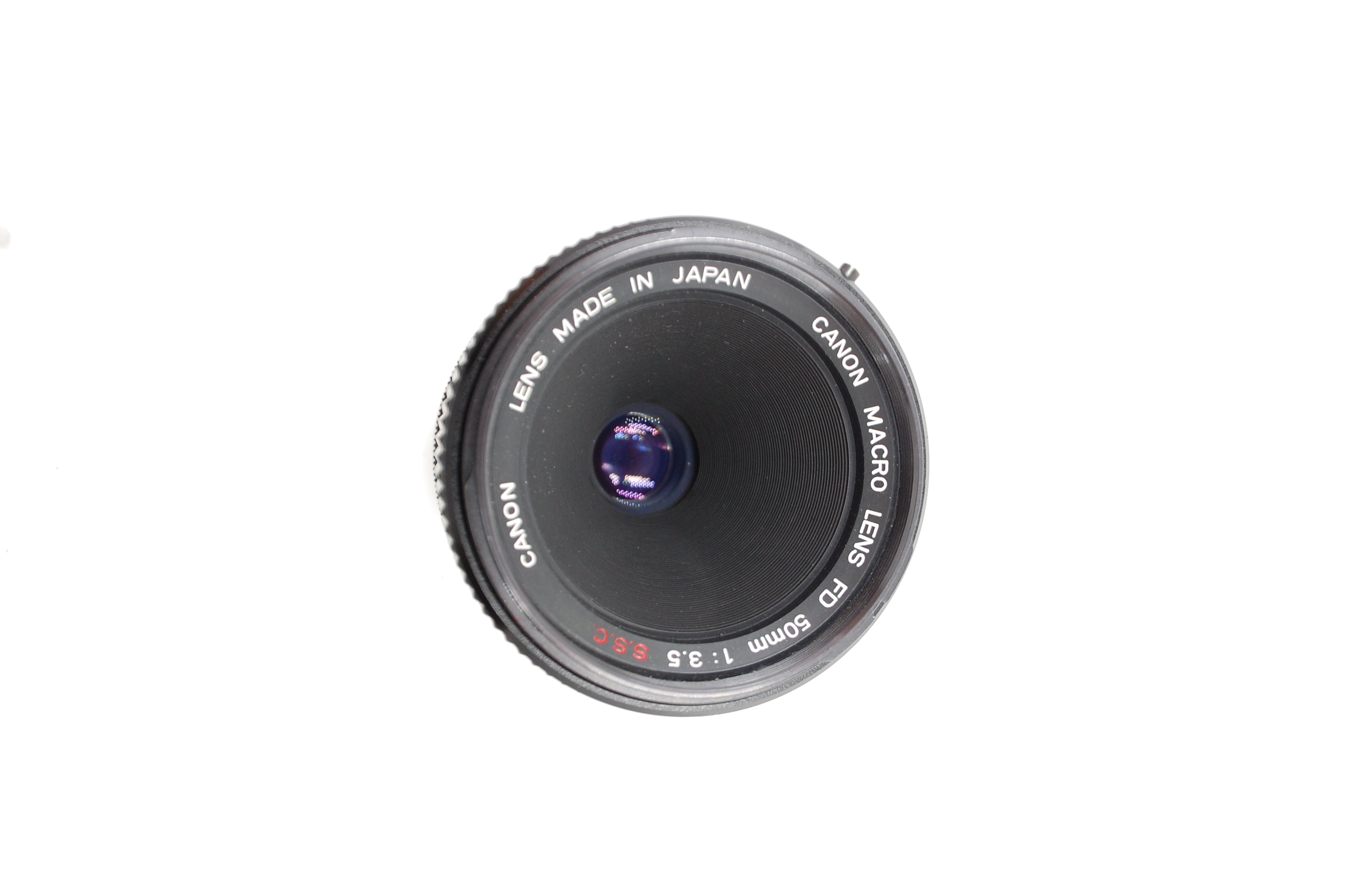 Used Canon 50mm f3.5 FD SSC Macro with FD25 Extension Tube