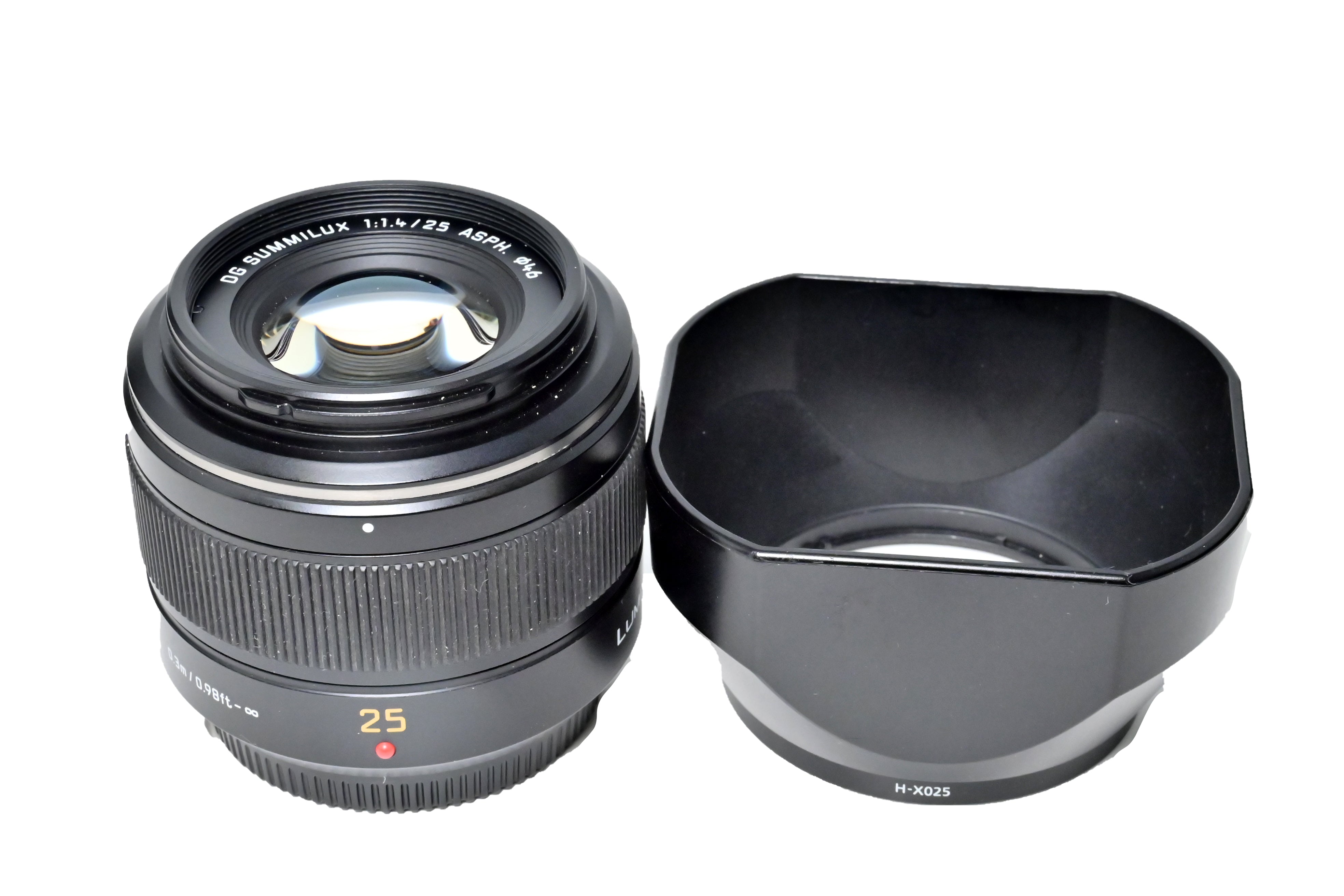 USED Panasonic Lumix 25mm f1.4 Leica DG Summilux USED Panasonic Lumix 25mm f1.4 Leica DG Summilux