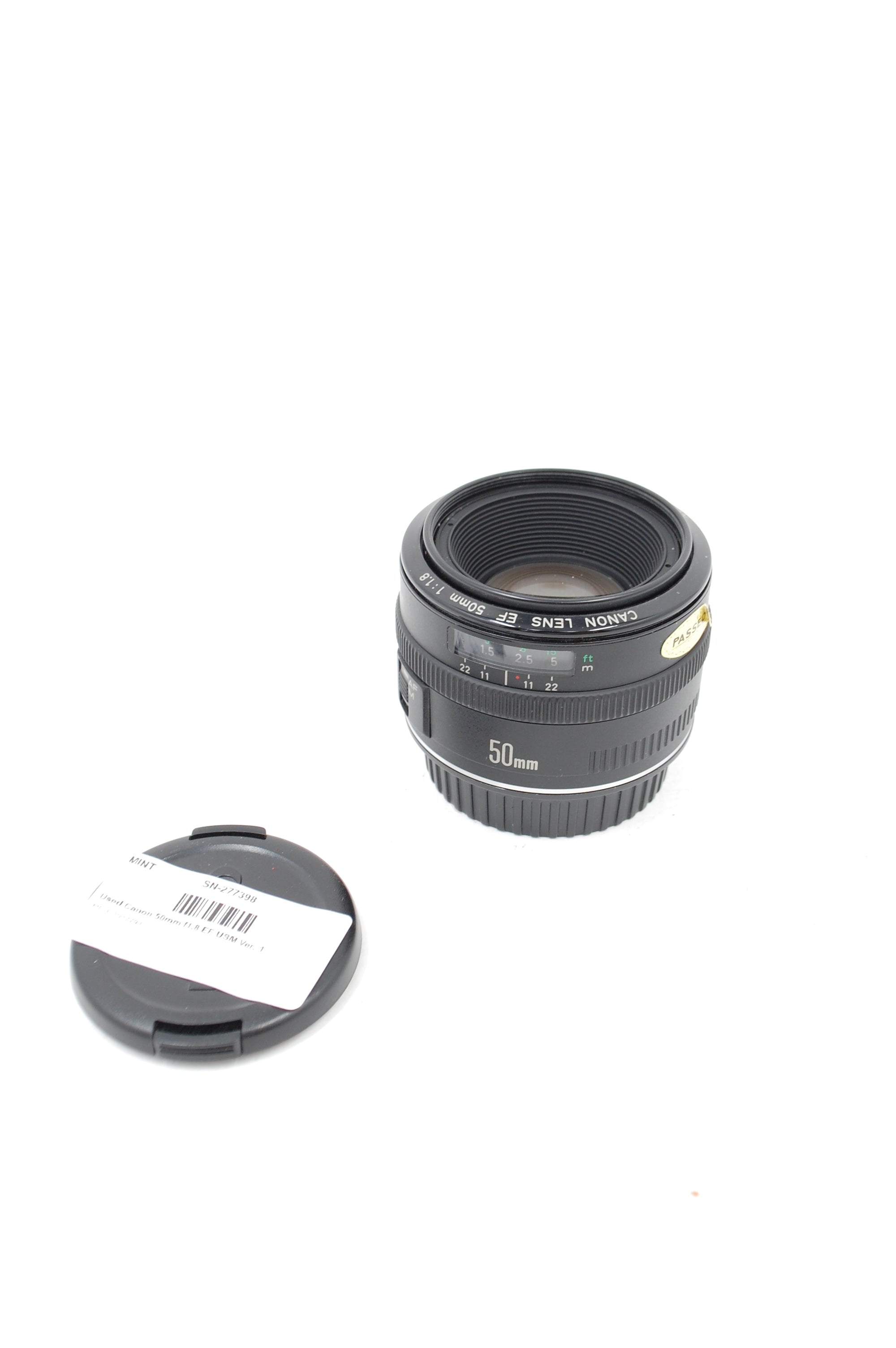 Used Canon 50mm f1.8 EF USM Ver. 1