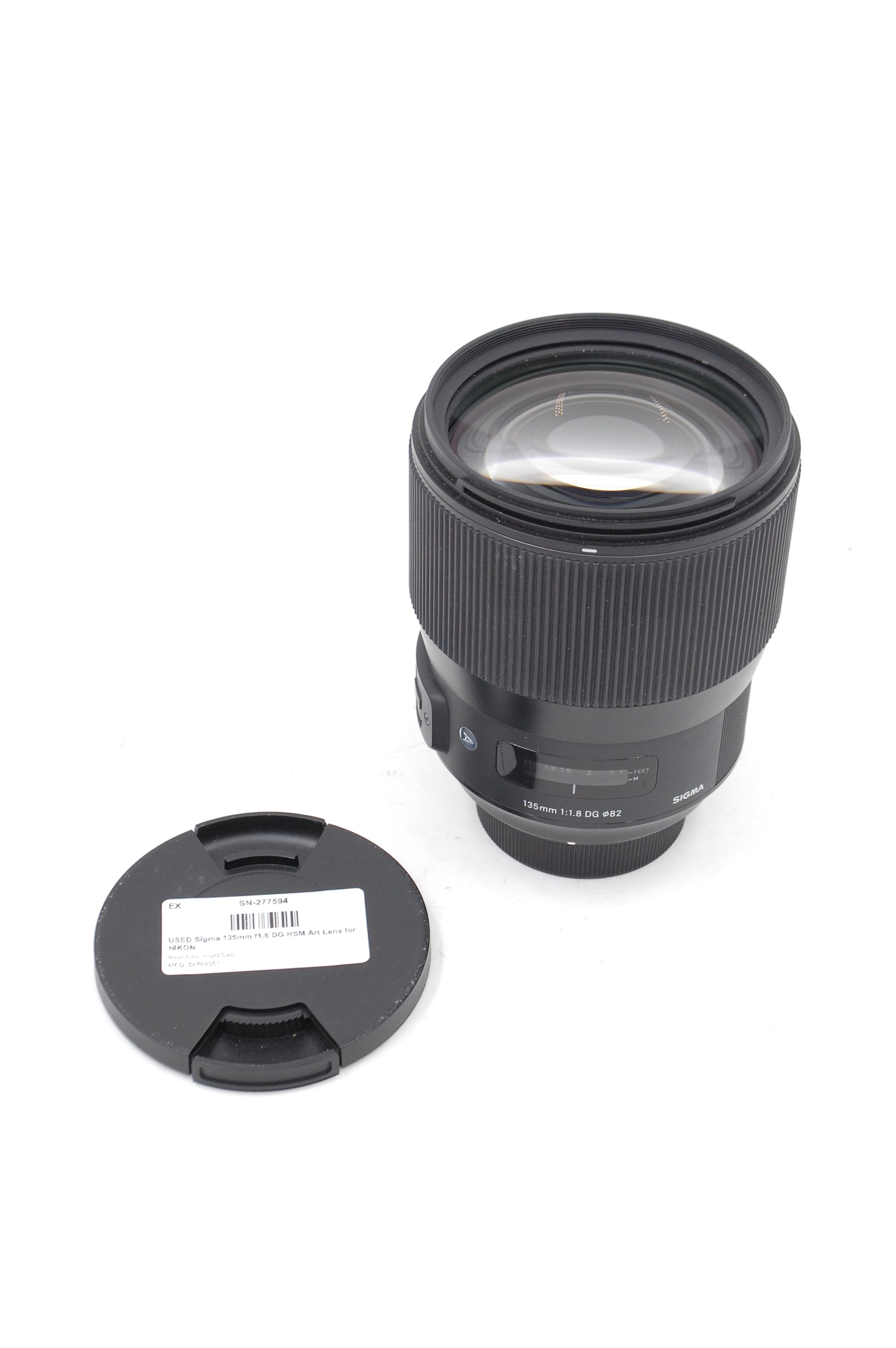 USED Sigma 135mm f1.8 DG HSM Art Lens for NIKON