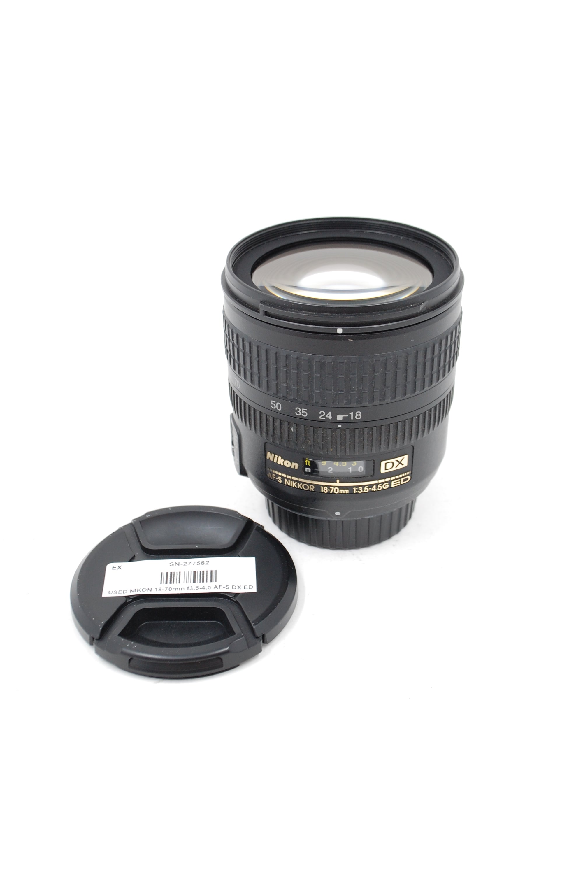 USED NIKON 18-70mm f3.5-4.5 AF-S DX ED