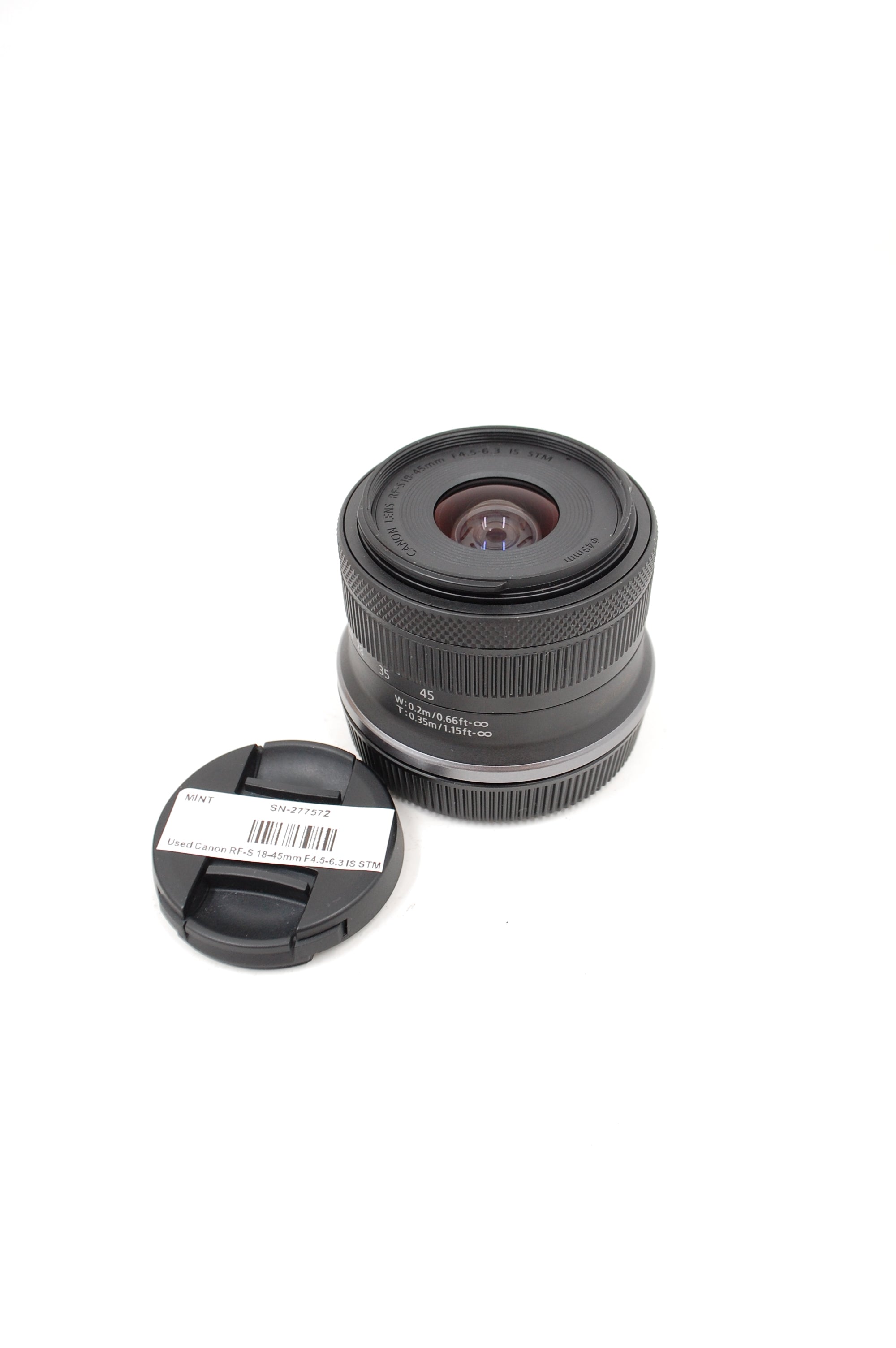 Used Canon RF-S 18-45mm F4.5-6.3 IS STM Lens