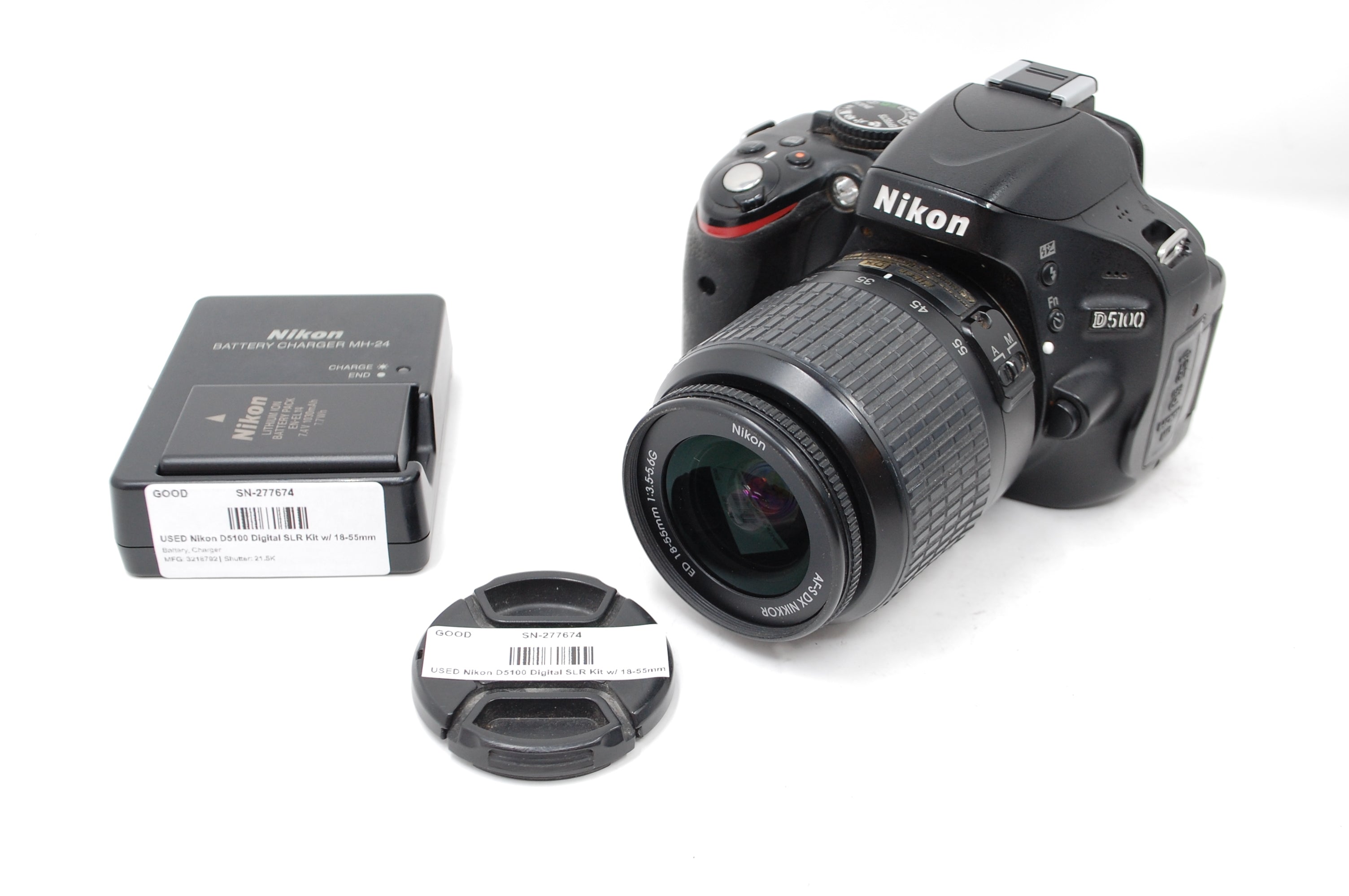 USED Nikon D5100 Digital SLR Kit w/ 18-55mm