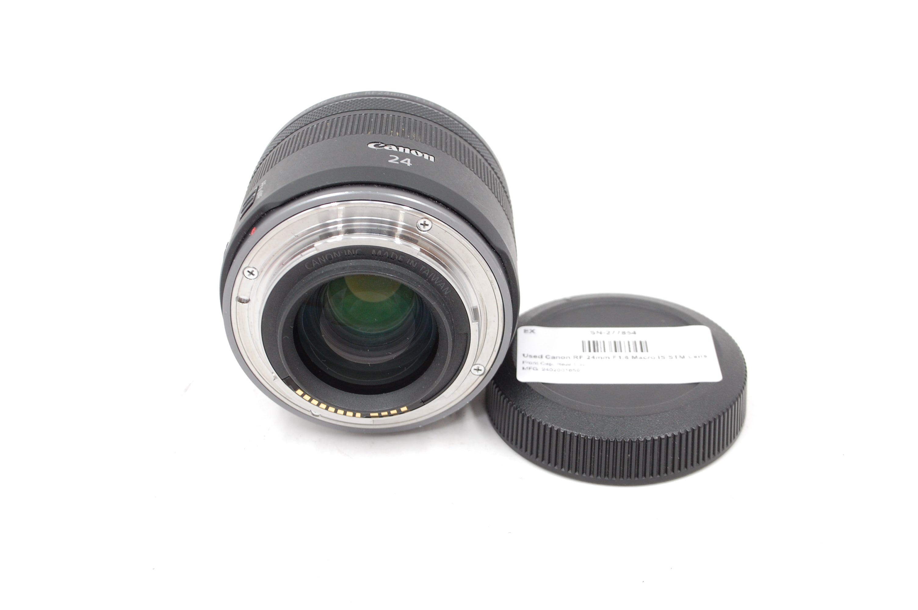 Used Canon RF 24mm F1.8 Macro IS STM Lens