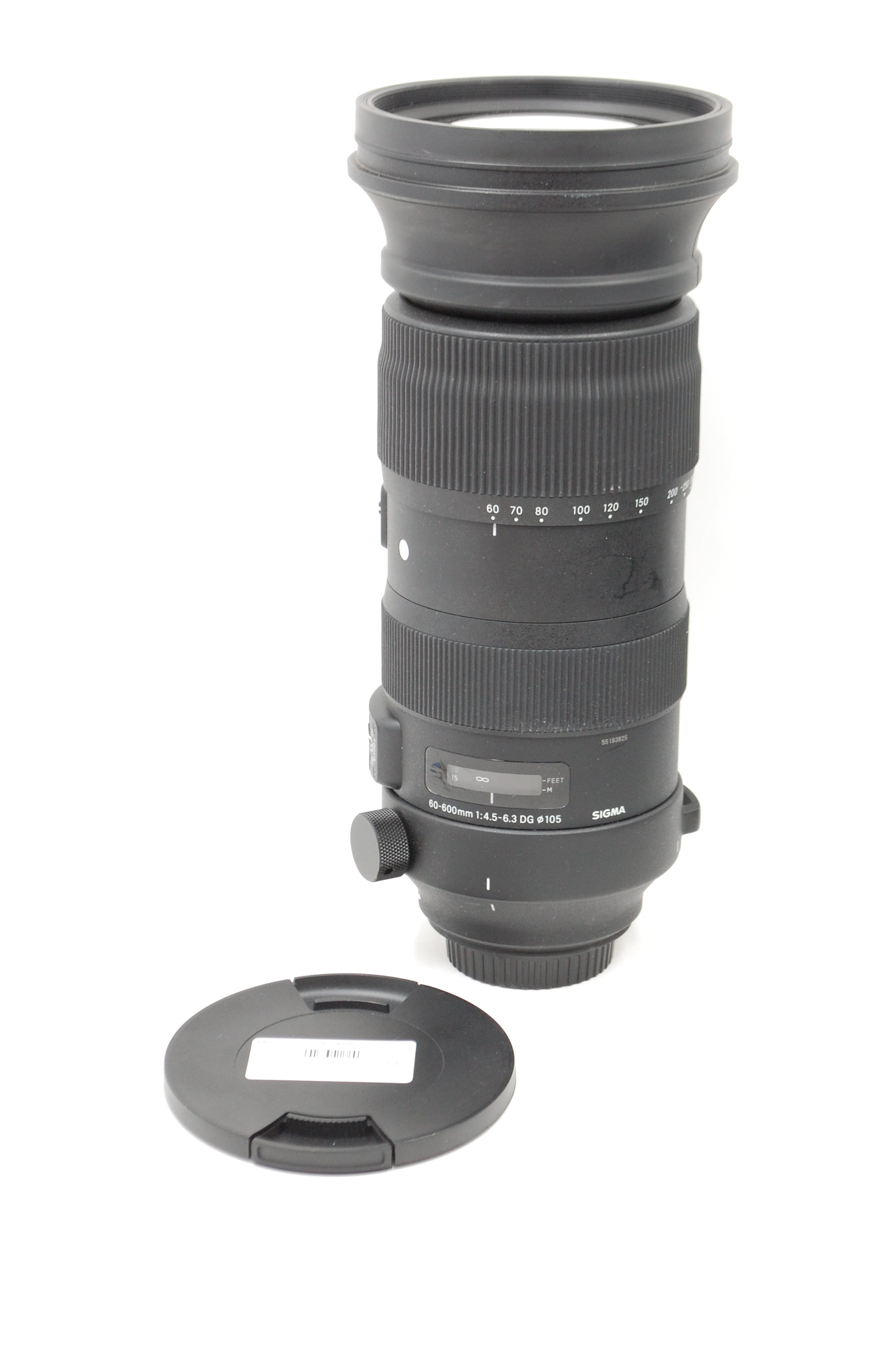 USED Sigma 60-600mm F4.5-6.3 DG OS HSM Sports Lens for Canon