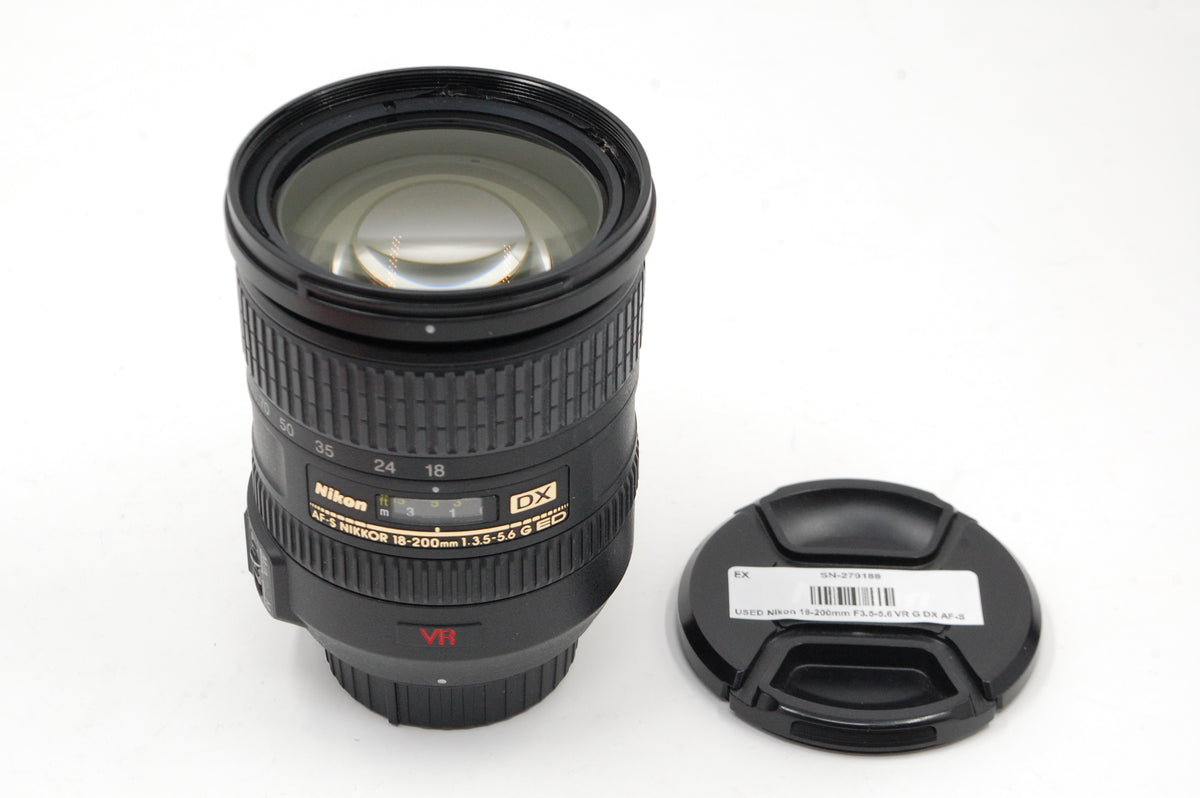 USED Nikon 18-200mm F3.5-5.6 VR G DX AF-S