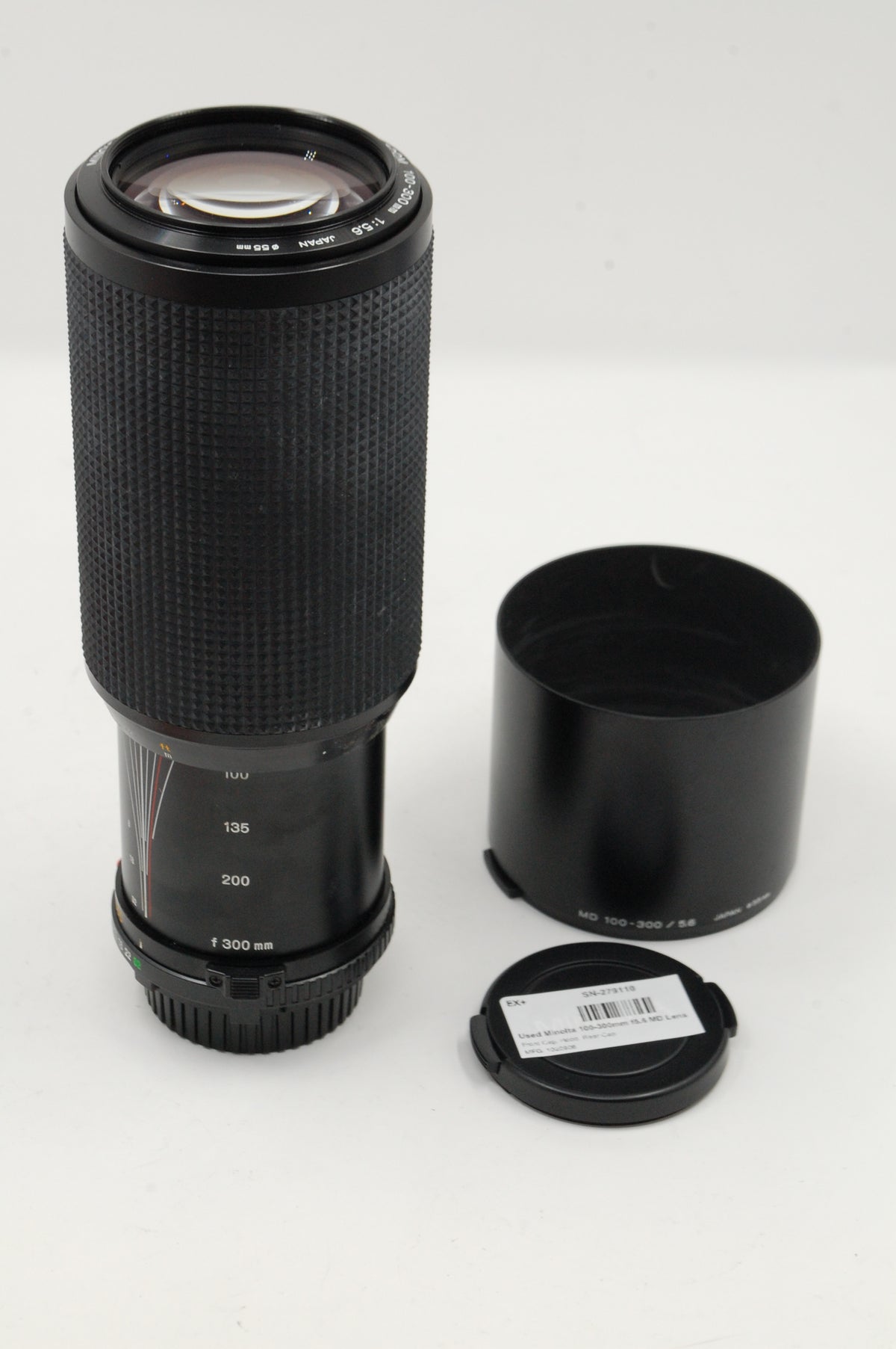 Used Minolta 100-300mm f5.6 MD Lens