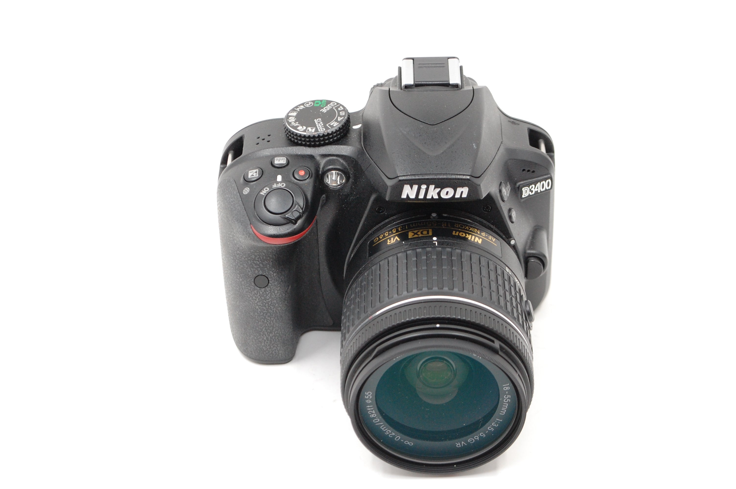 USED Nikon D3400 Digital SLR Kit (Black) with AF-P 18-55mm f3.5-5.6 G VR DX Lens