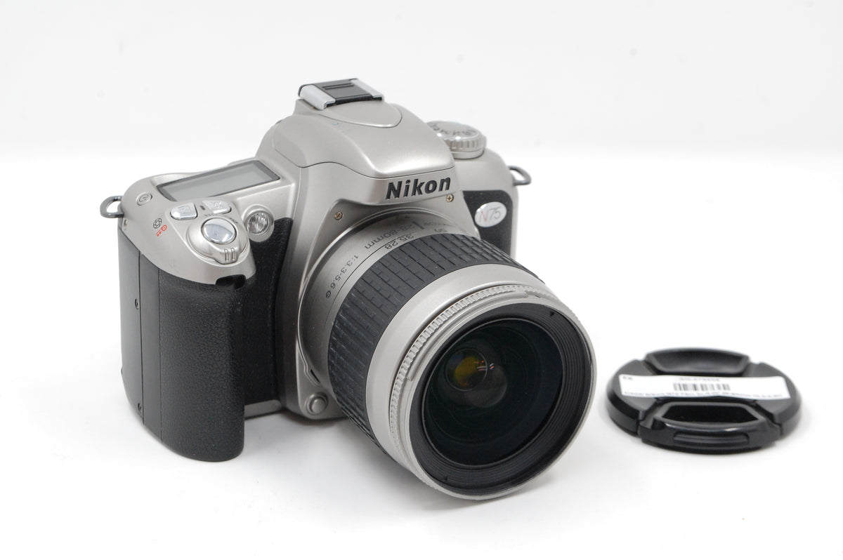 USED Nikon N75 Film SLR W/ 28-80mm f3.3-5.6H Lens (Silver)