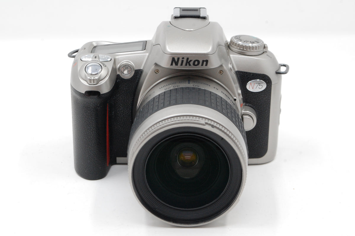 USED Nikon N75 Film SLR W/ 28-80mm f3.3-5.6H Lens (Silver)