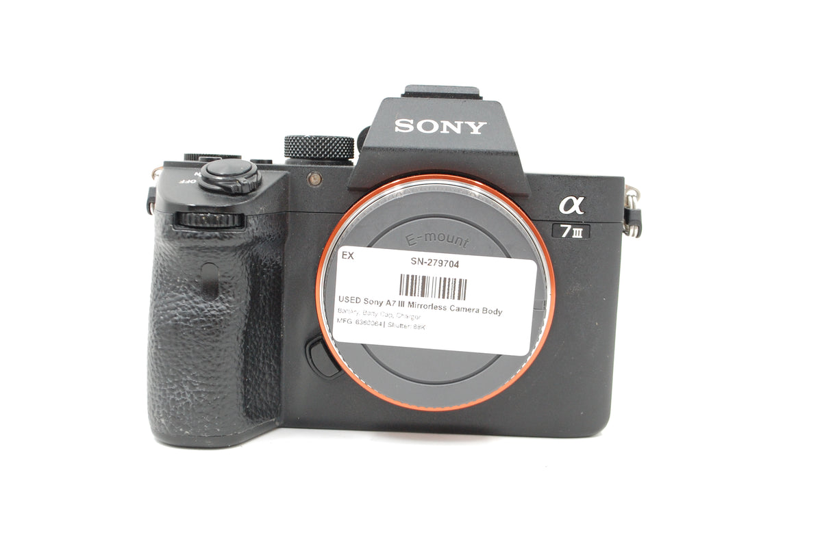 USED Sony A7 III Mirrorless Camera Body