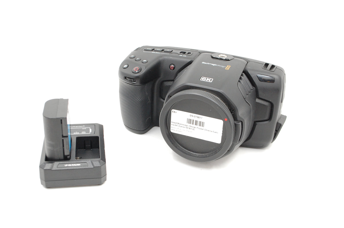 Used Blackmagic Design Pocket Cinema Camera 6K (Canon EF/EF-S)