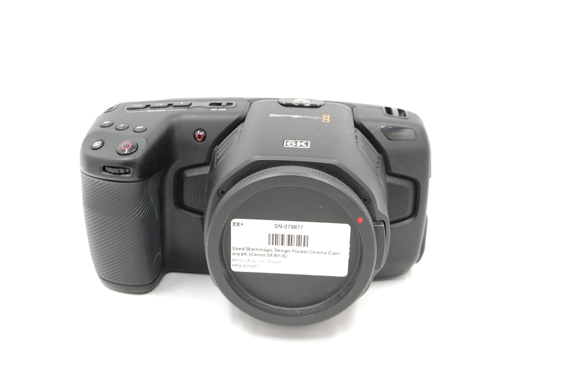 Used Blackmagic Design Pocket Cinema Camera 6K (Canon EF/EF-S)