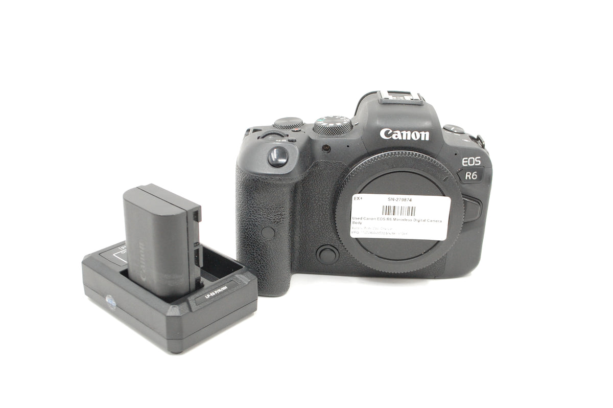 Used Canon EOS R6 Mirrorless Digital Camera Body