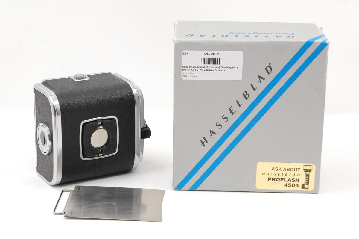 Used Hasselblad A12 (Chrome) Film Magazine (Matching SN) for V-Series Cameras